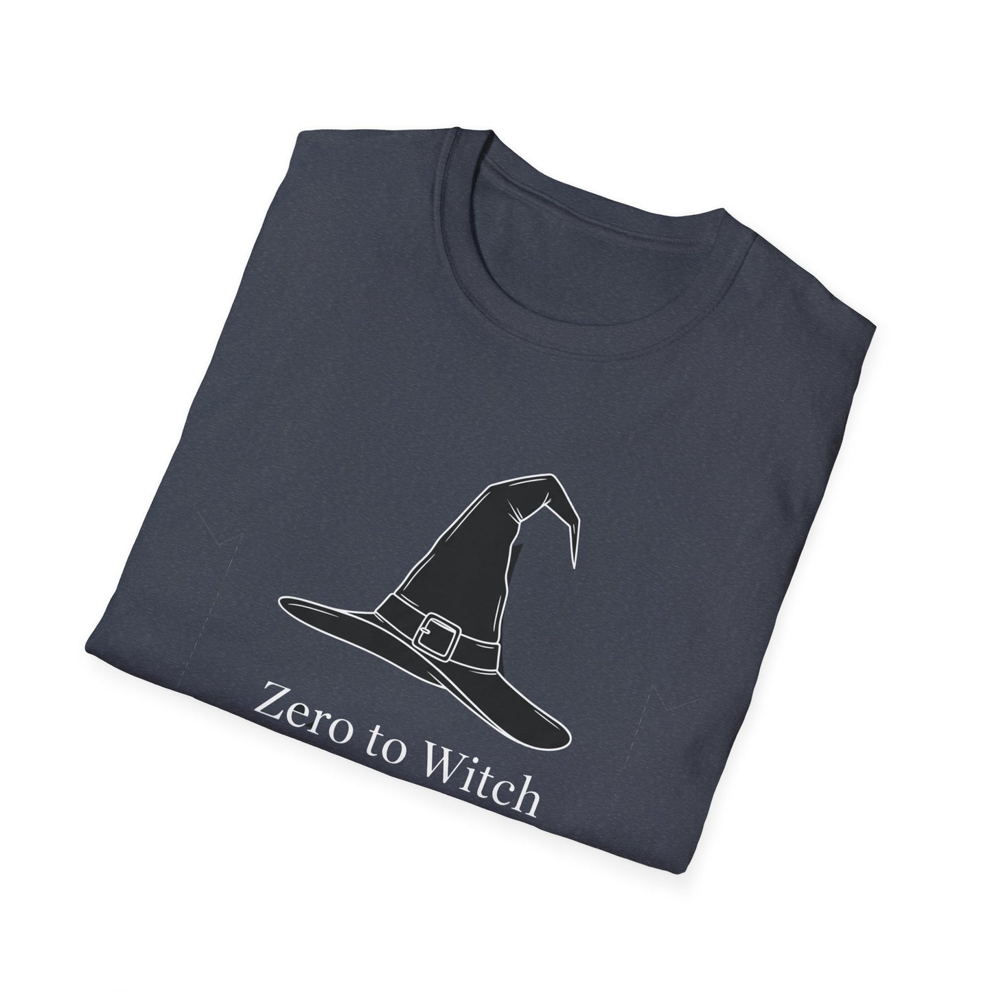 Zero to Witch T-Shirt, Unisex Graphic Tee, Halloween Shirt, Magical Apparel, Witchy Vibes, Gift for Witches