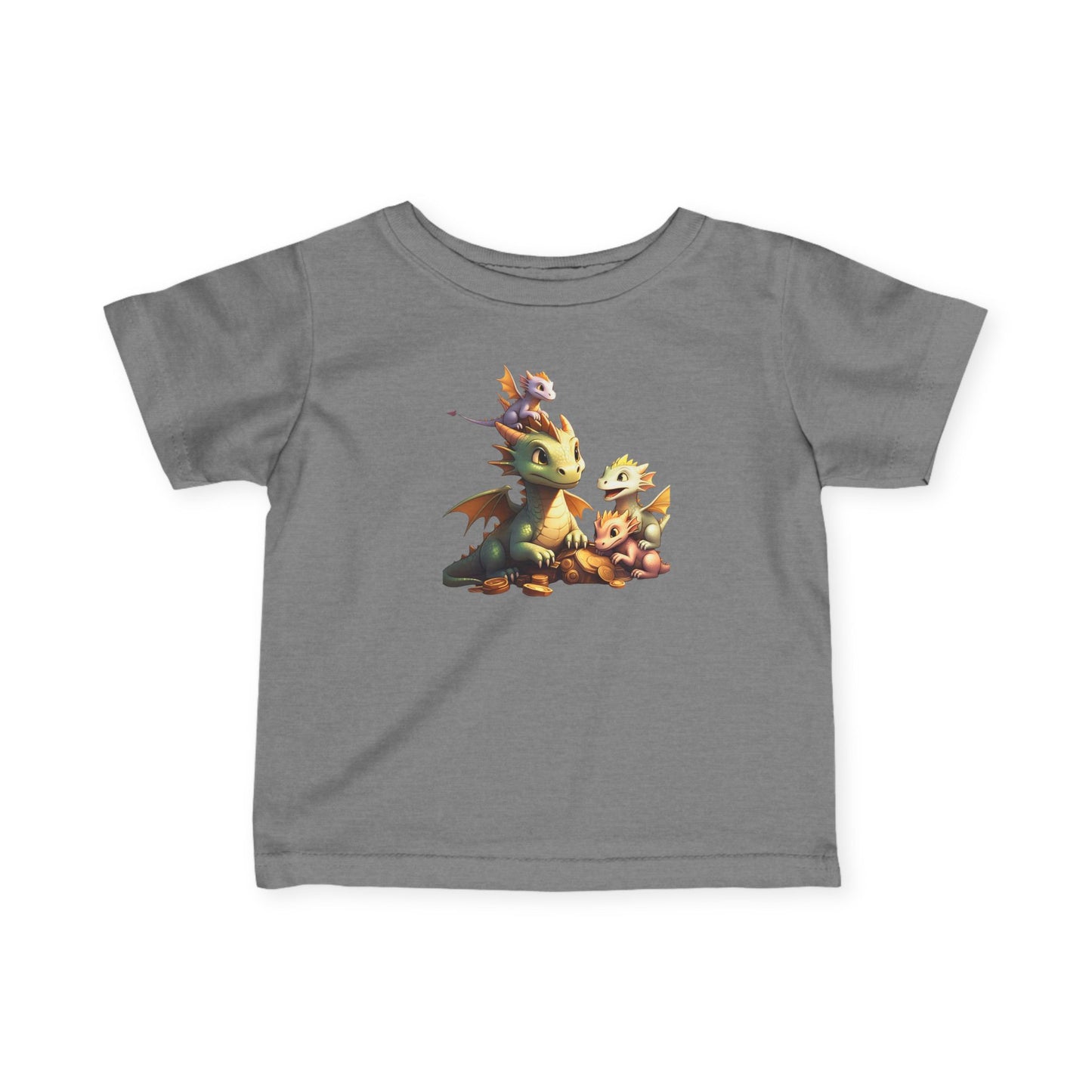 Whimsical Dragon Infant T-Shirt | Cute Baby Tee for Adventurous Kids