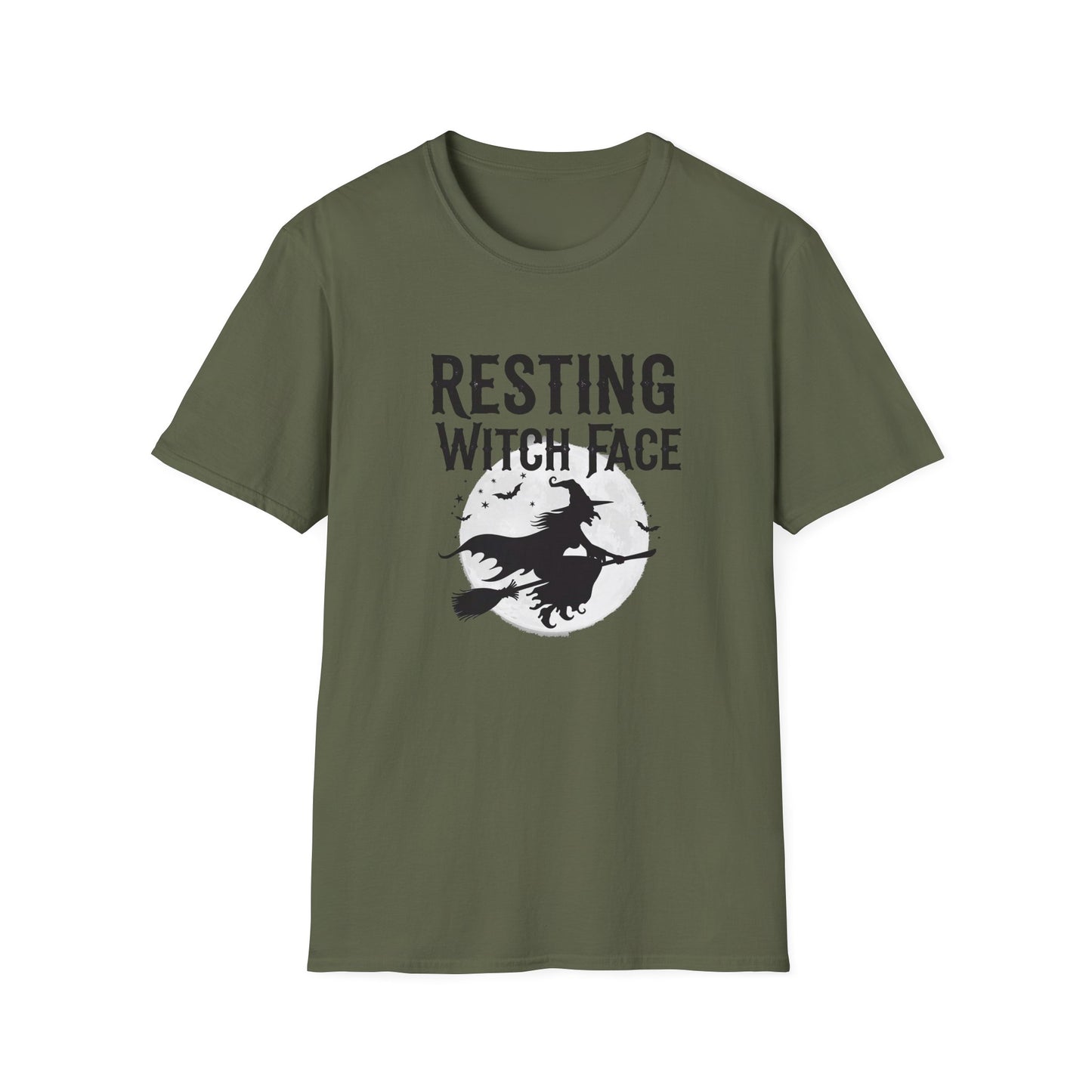 Resting Witch Face Unisex T-Shirt | Funny Halloween Tee, Gift for Witches, Witchy Apparel, Spooky Shirt, October Casual Wear