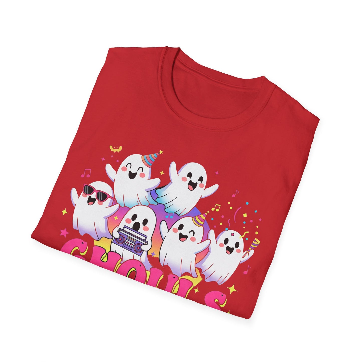 Ghoulish Fun T-Shirt, Ghost Theme Tee, Unisex Halloween Shirt, Cute Spooky Apparel, Fun Costume Idea, Party Outfit