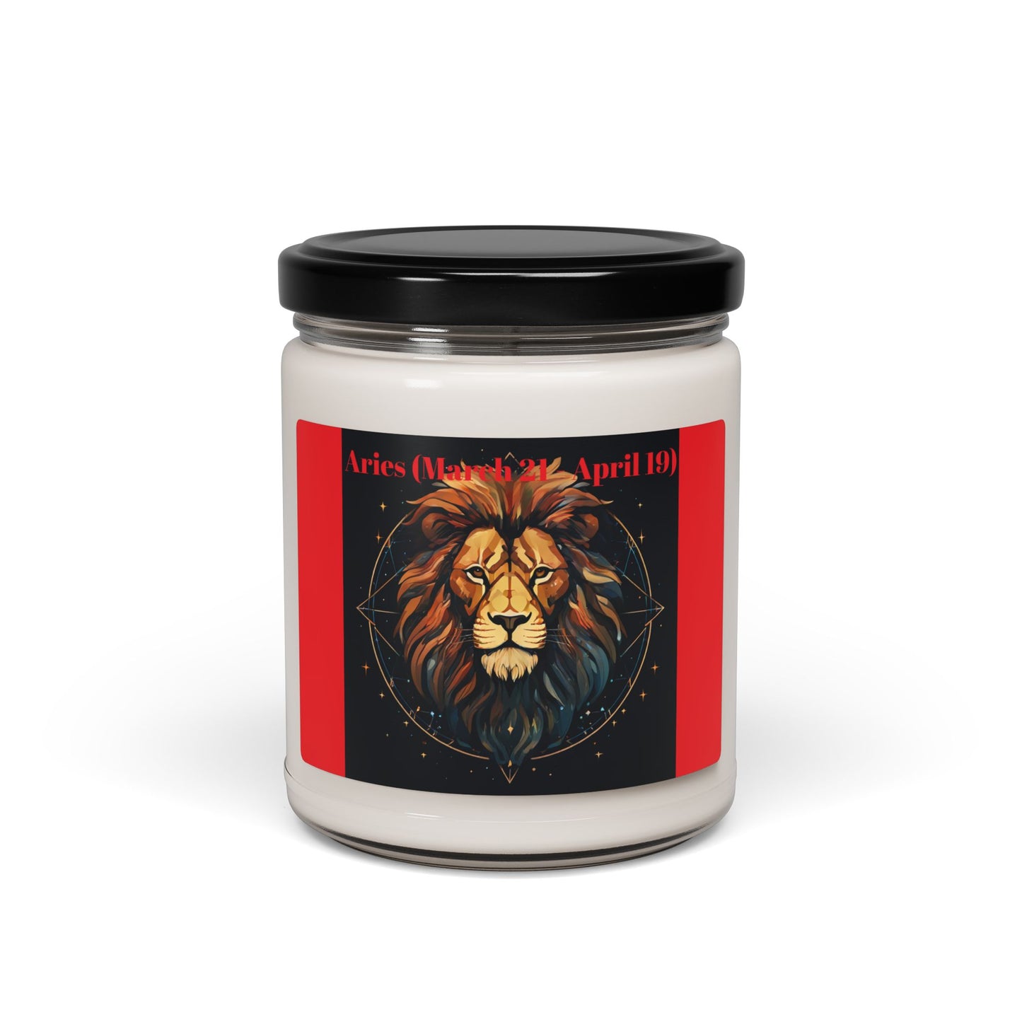 Aries Zodiac Scented Soy Candle - 9oz | Perfect Gift for Astrology Lovers | March 21 - April 19