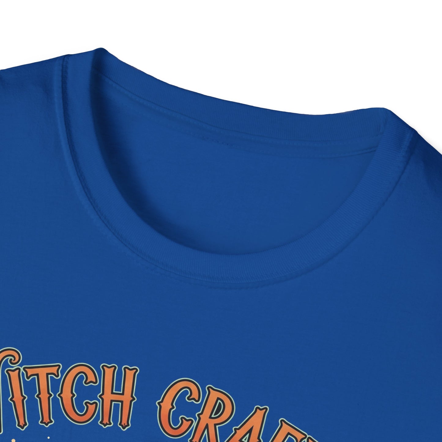Witchcrafts Unisex Softstyle T-Shirt | Spooky Halloween Tee, Witchy Apparel, Gift for Witches, Retro Graphic Shirt, Autumn Fashion
