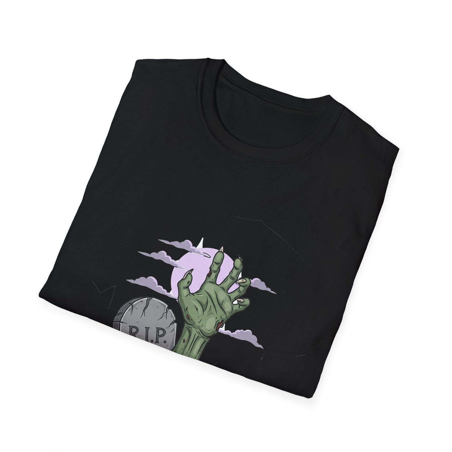 Spooky Graveyard T-Shirt, Halloween Tee, Unisex Graphic Shirt, R.I.P Tee, Funny Halloween Costume, Autumn Fashion