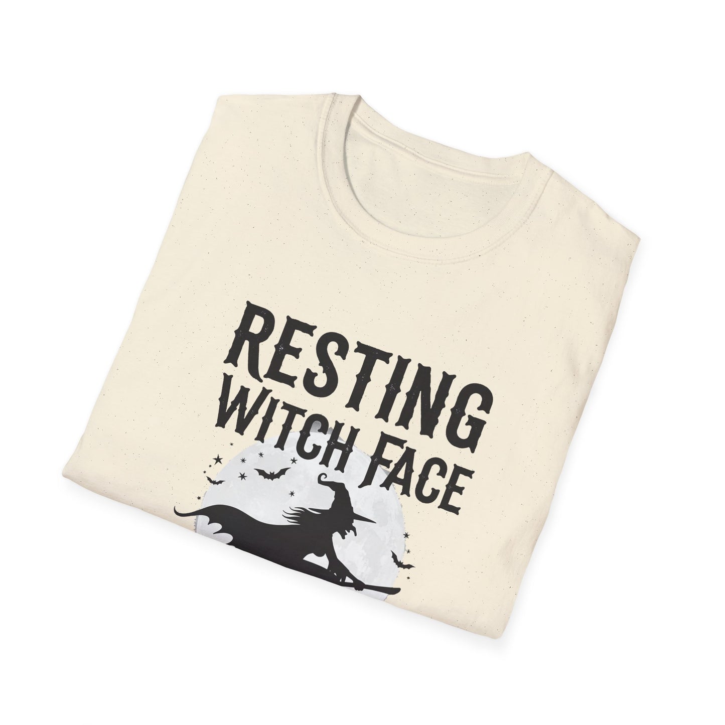 Resting Witch Face Unisex T-Shirt | Funny Halloween Tee, Gift for Witches, Witchy Apparel, Spooky Shirt, October Casual Wear