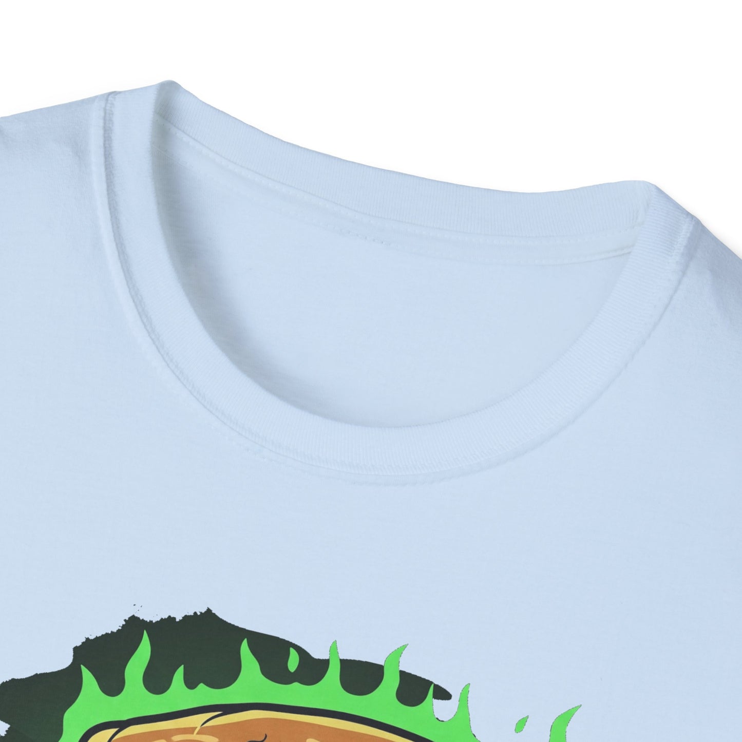 Rest In Pizza-Themed Graphic Tee for Food Lovers, Halloween Costume, Rest in Pizza Shirt, Fun Gift, Unisex Softstyle T-Shirt