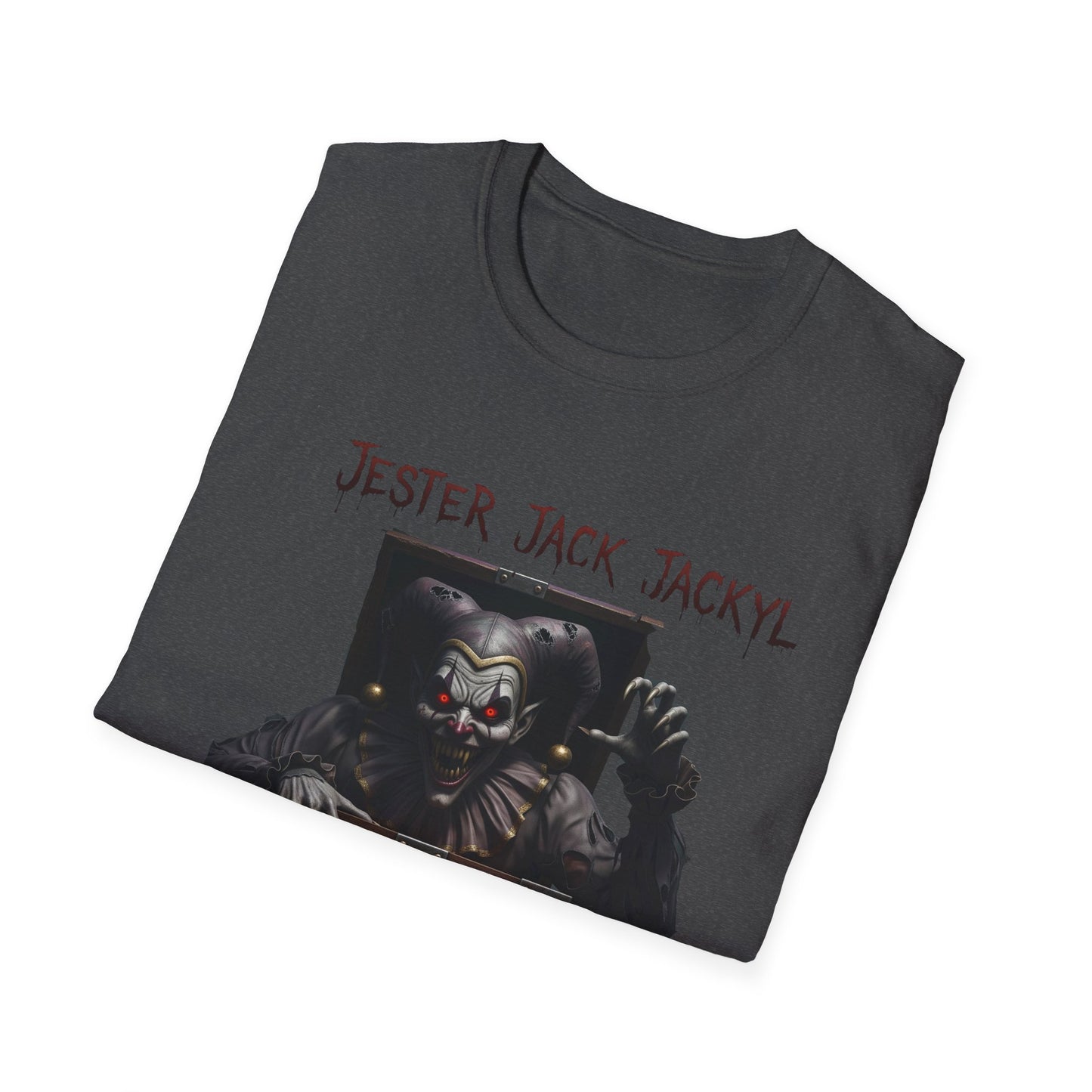 Jester Jack Jackyl Creepy Clown Graphic T-Shirt, Perfect for Halloween, Horror Fans, Scary Movie Night, Unisex Gift, Fun Adult Apparel
