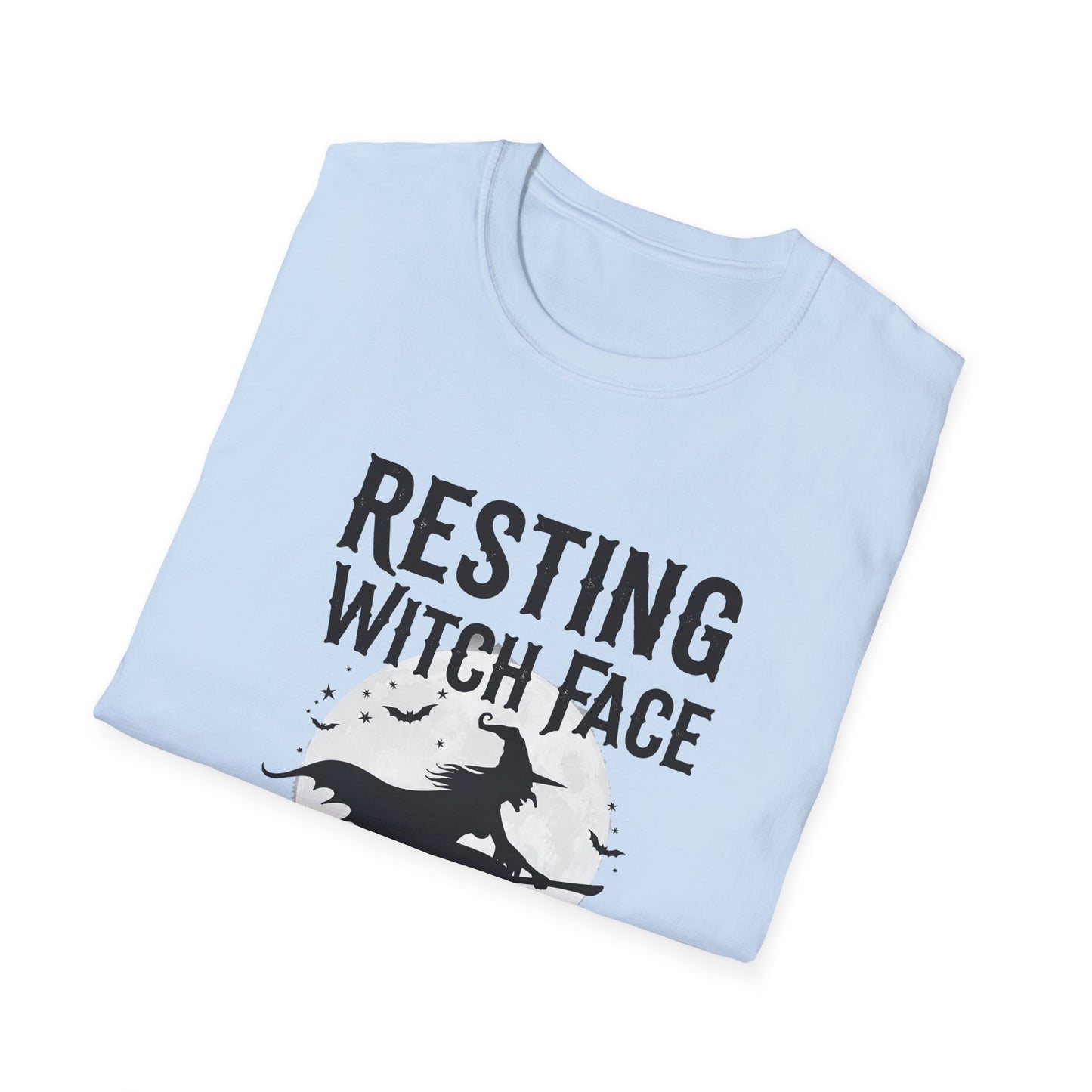 Resting Witch Face Unisex T-Shirt | Funny Halloween Tee, Gift for Witches, Witchy Apparel, Spooky Shirt, October Casual Wear
