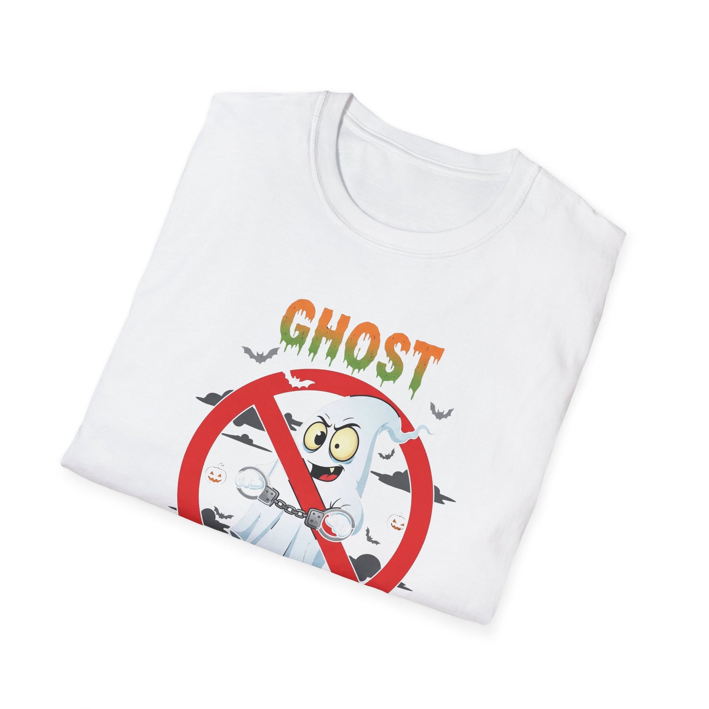 Ghost Busted T-Shirt, Unisex Humor Tee, Halloween Shirt, Casual Wear, Gift for Ghost Lovers