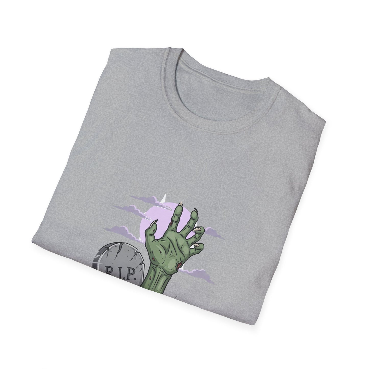 Spooky Graveyard T-Shirt, Halloween Tee, Unisex Graphic Shirt, R.I.P Tee, Funny Halloween Costume, Autumn Fashion
