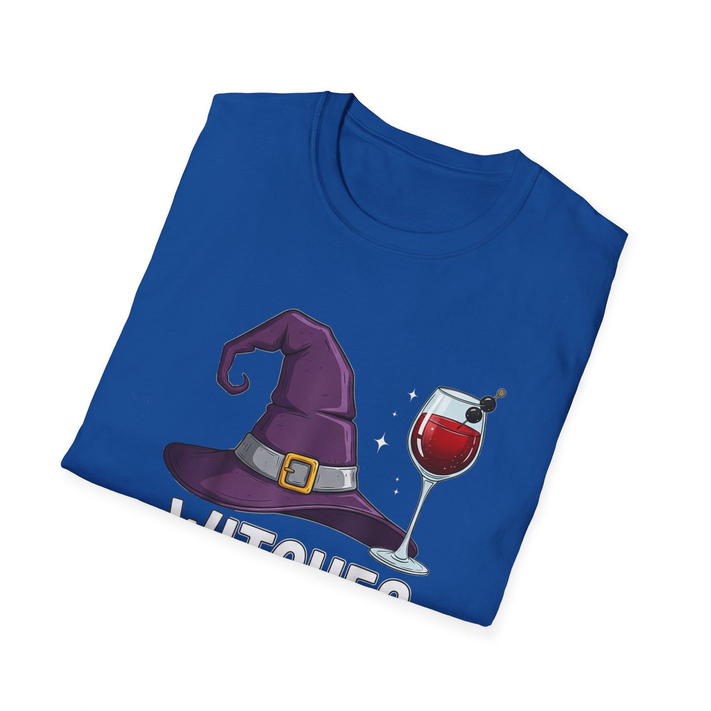 Witches Be Sippin' Unisex Softstyle T-Shirt | Spooky Season Tee, Halloween Gift, Witchy Apparel, Casual Wear, Festival Shirt