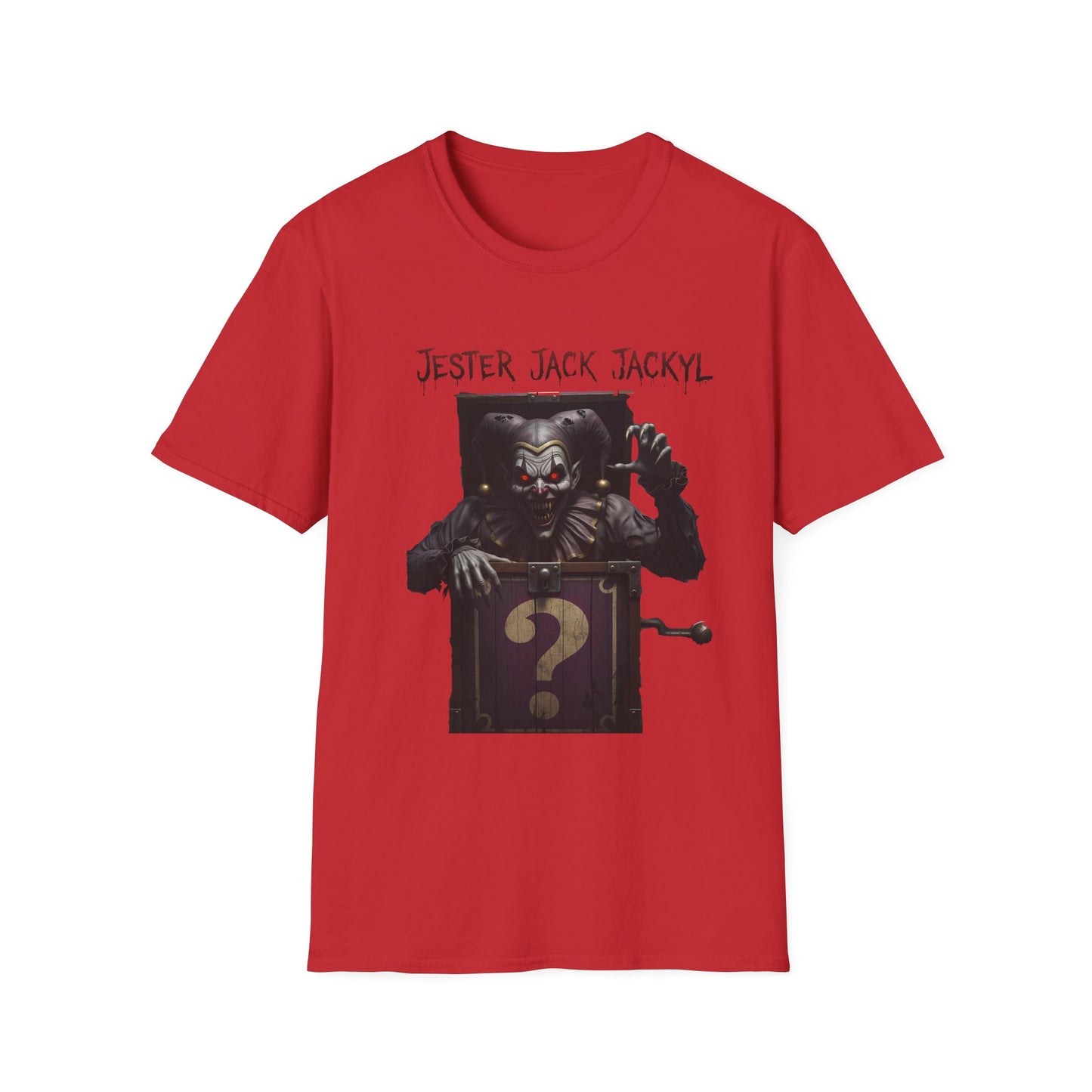 Jester Jack Jackyl Creepy Clown Graphic T-Shirt, Perfect for Halloween, Horror Fans, Scary Movie Night, Unisex Gift, Fun Adult Apparel