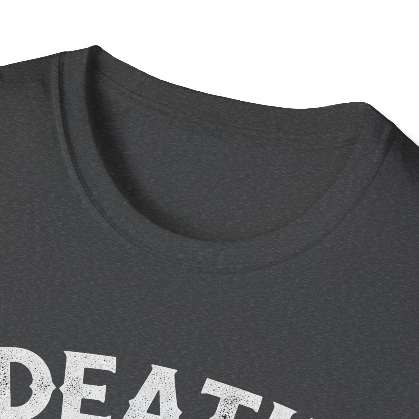 Death Before Decaf T-Shirt, Funny Coffee Shirt, Unisex Casual Tee, Gift for Coffee Lovers, Halloween Apparel, Graphic Tee