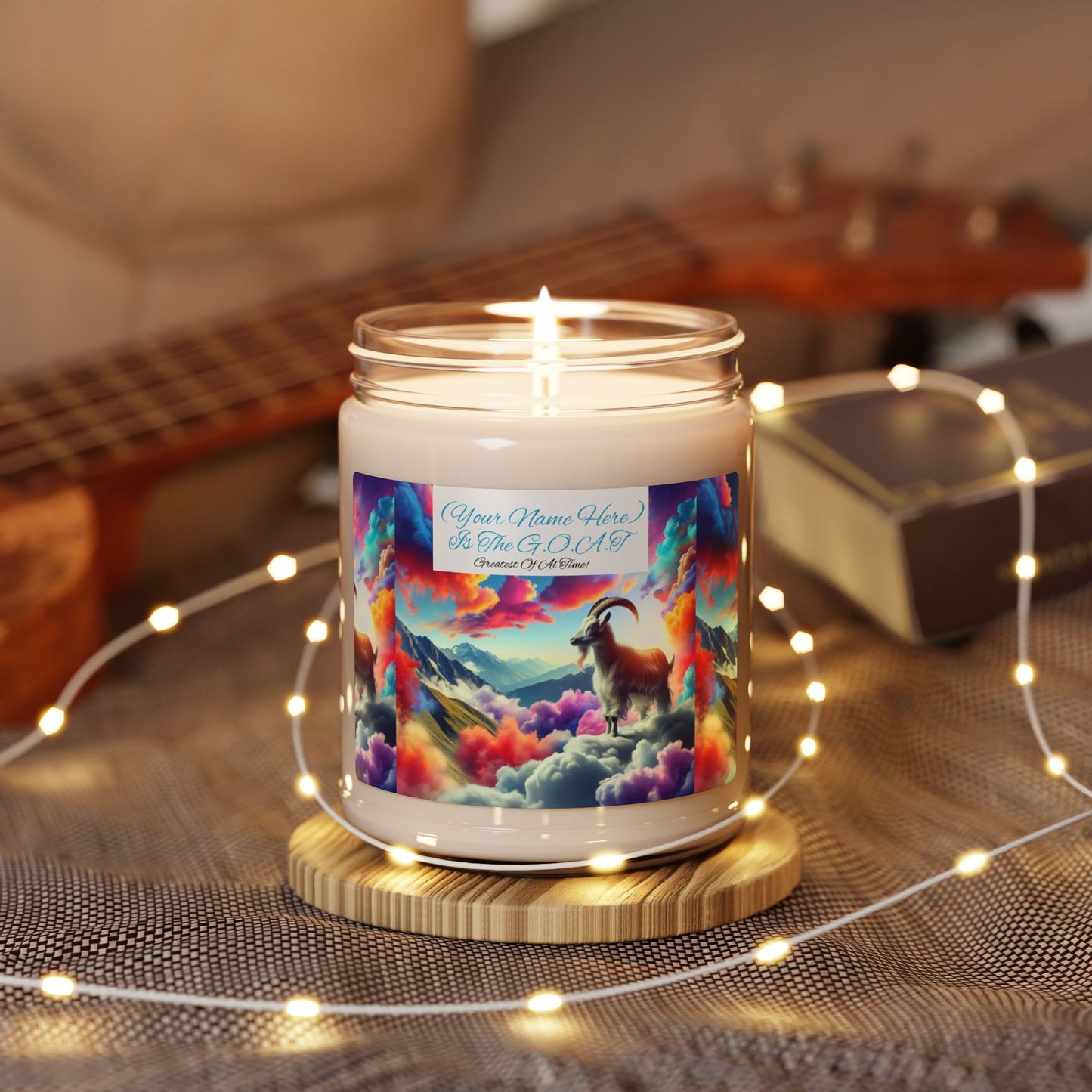 The GOAT Greatest Of All Time Soy Candle - 9oz