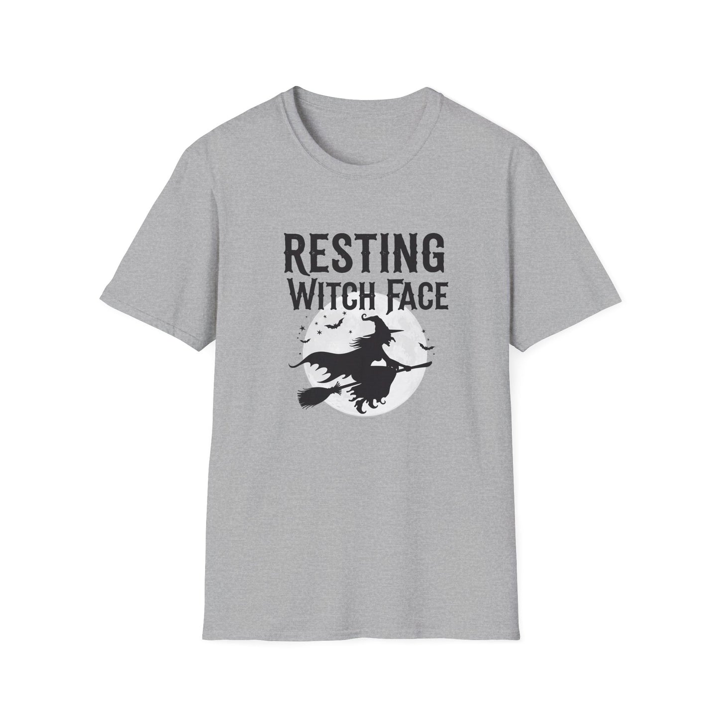 Resting Witch Face Unisex T-Shirt | Funny Halloween Tee, Gift for Witches, Witchy Apparel, Spooky Shirt, October Casual Wear