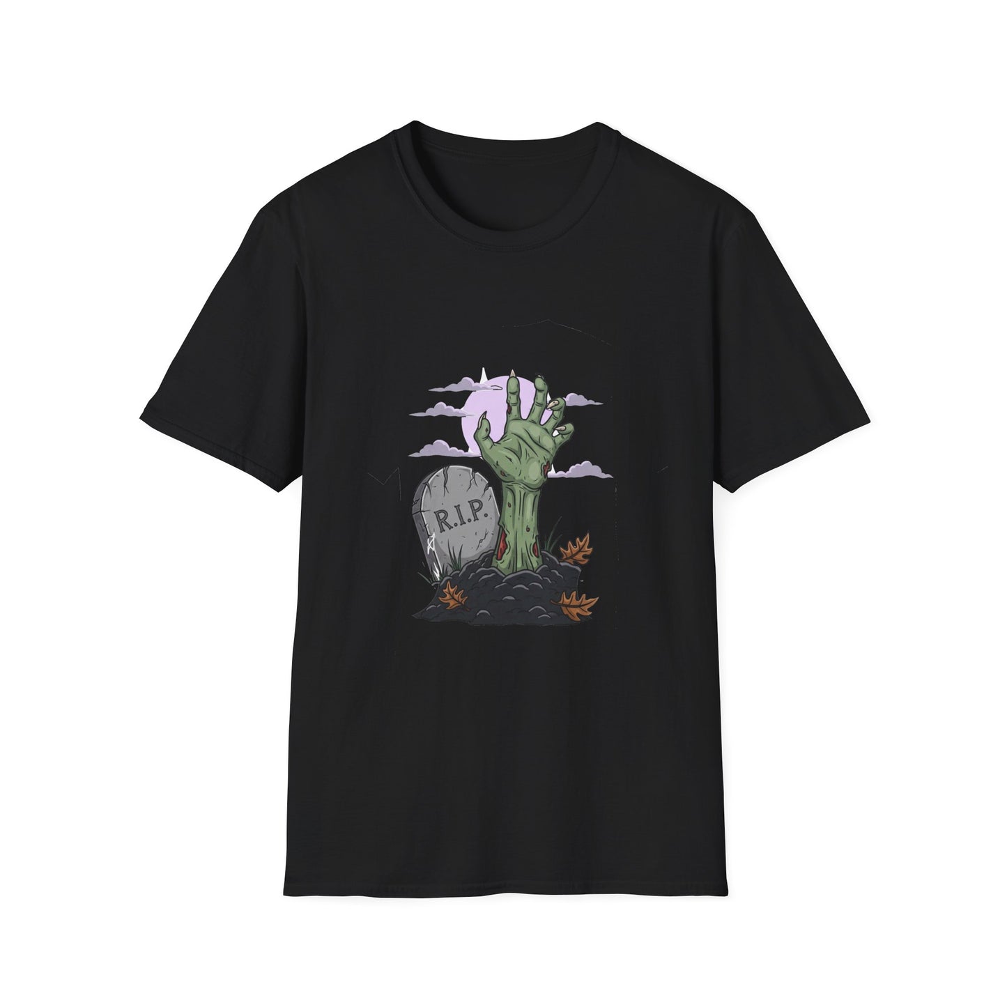 Spooky Graveyard T-Shirt, Halloween Tee, Unisex Graphic Shirt, R.I.P Tee, Funny Halloween Costume, Autumn Fashion