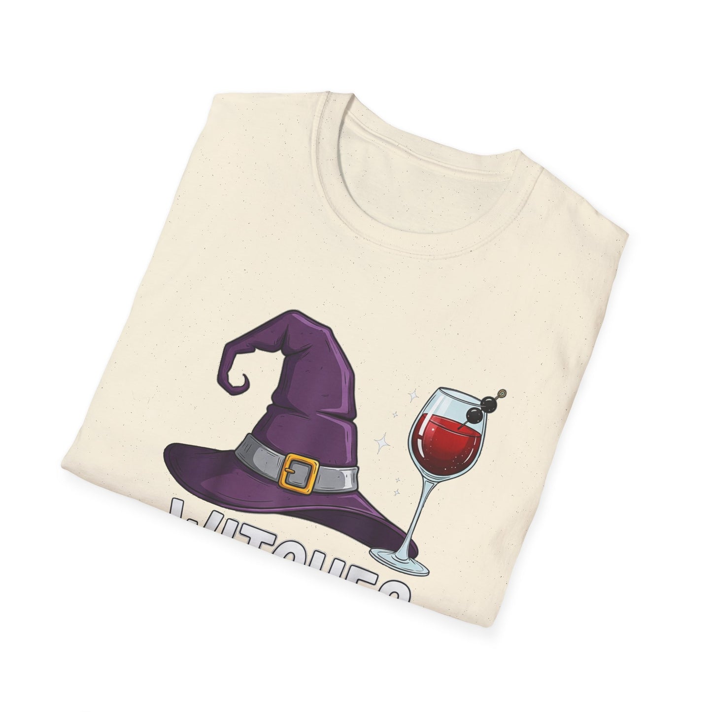 Witches Be Sippin' Unisex Softstyle T-Shirt | Spooky Season Tee, Halloween Gift, Witchy Apparel, Casual Wear, Festival Shirt