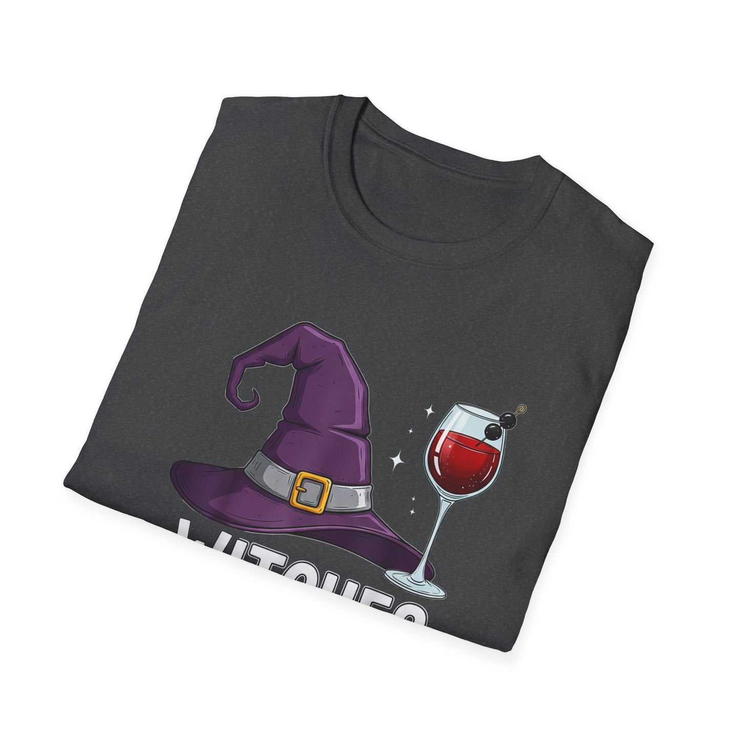 Witches Be Sippin' Unisex Softstyle T-Shirt | Spooky Season Tee, Halloween Gift, Witchy Apparel, Casual Wear, Festival Shirt