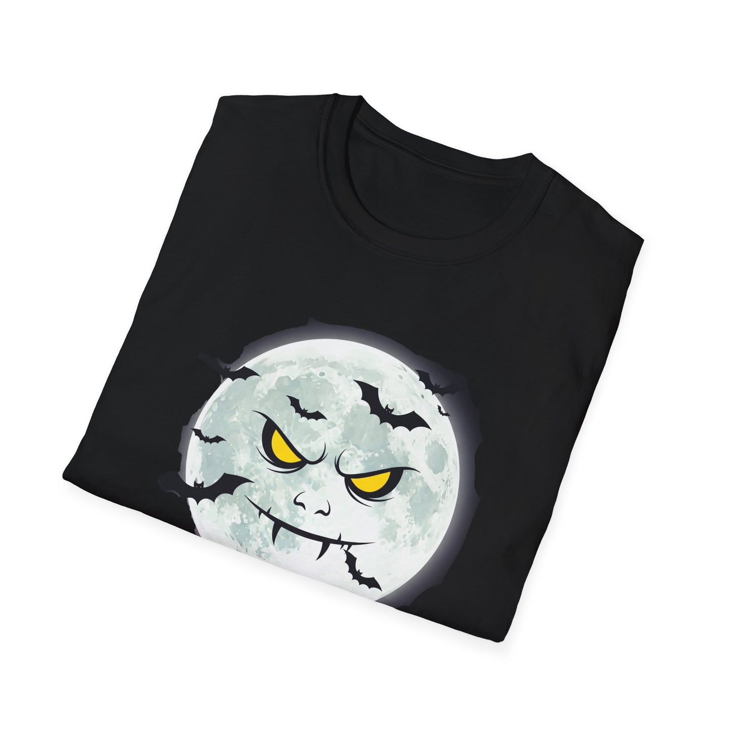 Spooky Moon Unisex T-Shirt - Halloween Shirt, Graphic Tee, Fall Fashion, Witchy Top, Ghostly Apparel