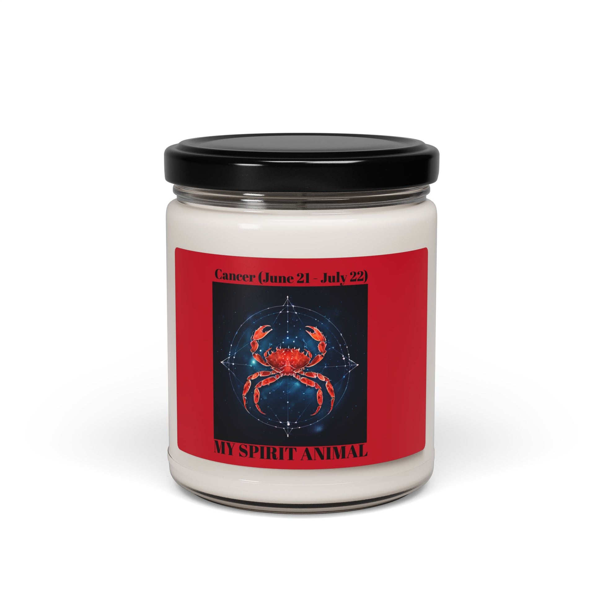 Cancer Zodiac Scented Soy Candle - 9oz - Astrological Gift for Cancer Birthdays - S-Mart Shop Smart Treasures