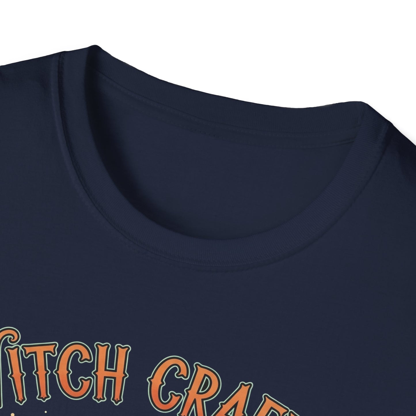 Witchcrafts Unisex Softstyle T-Shirt | Spooky Halloween Tee, Witchy Apparel, Gift for Witches, Retro Graphic Shirt, Autumn Fashion