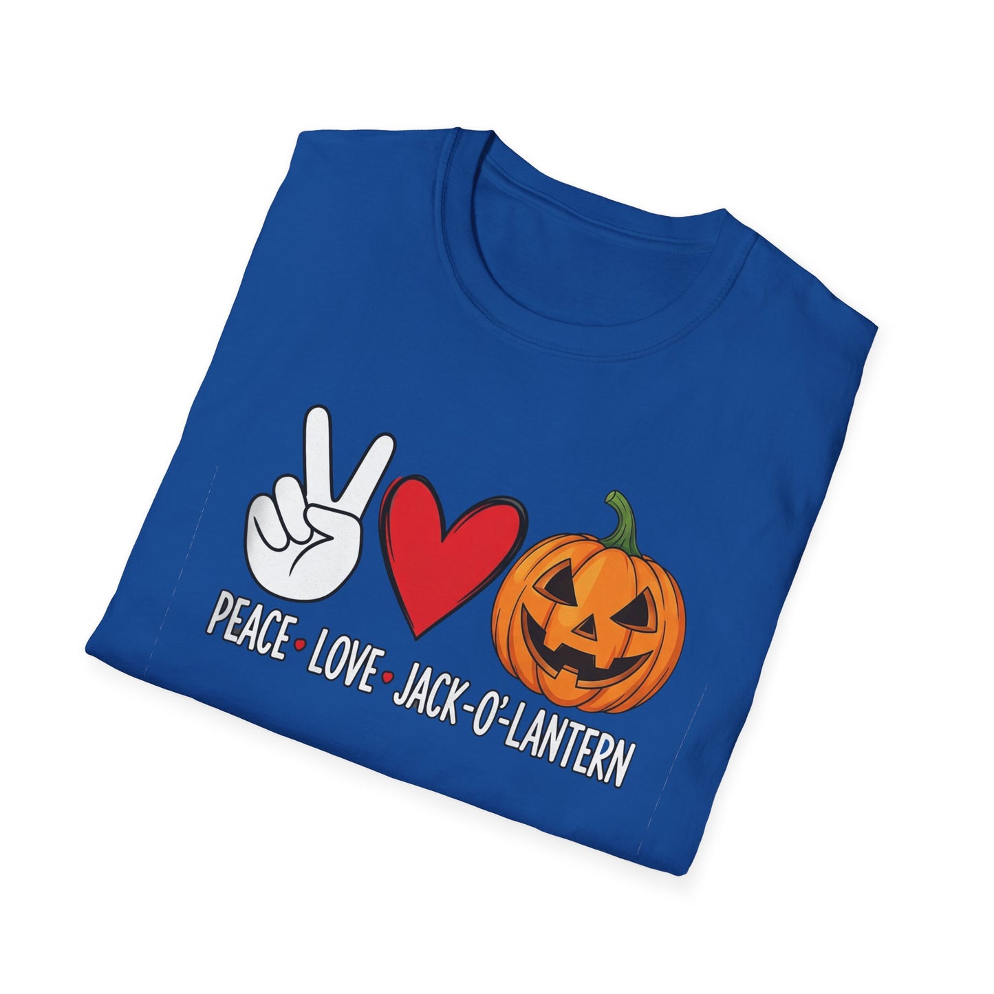 Fall Vibes Graphic T-Shirt, Pumpkin Love Tee, Unisex Halloween Shirt, Peace Love Pumpkin, Autumn Fashion Top