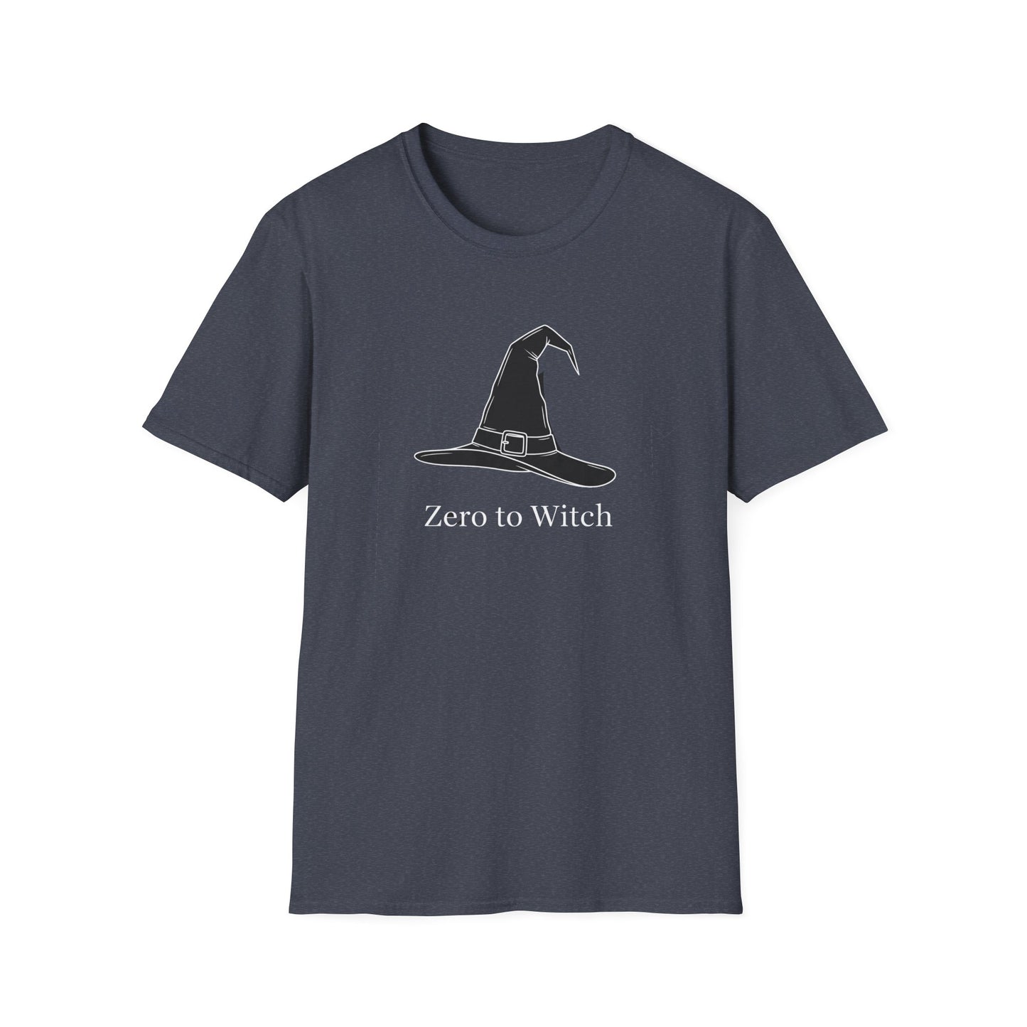 Zero to Witch T-Shirt, Unisex Graphic Tee, Halloween Shirt, Magical Apparel, Witchy Vibes, Gift for Witches