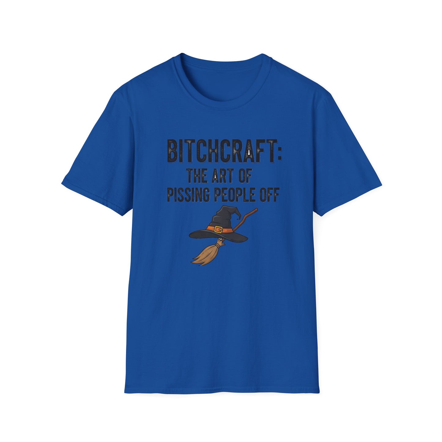 Witchcraft Bitchcraft The Art Of Pissing People Off Unisex T-Shirt | Magic Lover Gift, Halloween Apparel, Art of Spell Casting Tee, Mystical Fashion