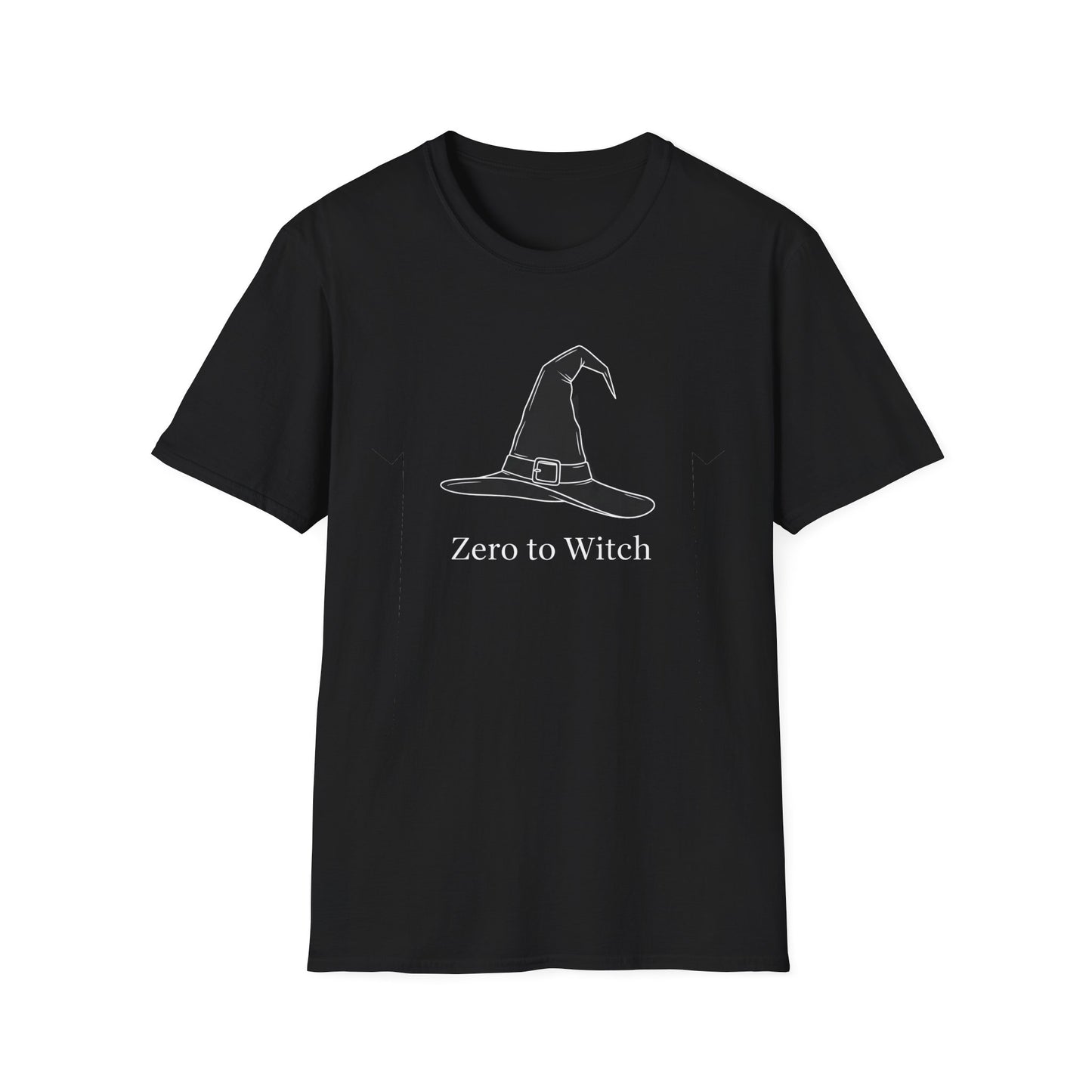 Zero to Witch T-Shirt, Unisex Graphic Tee, Halloween Shirt, Magical Apparel, Witchy Vibes, Gift for Witches