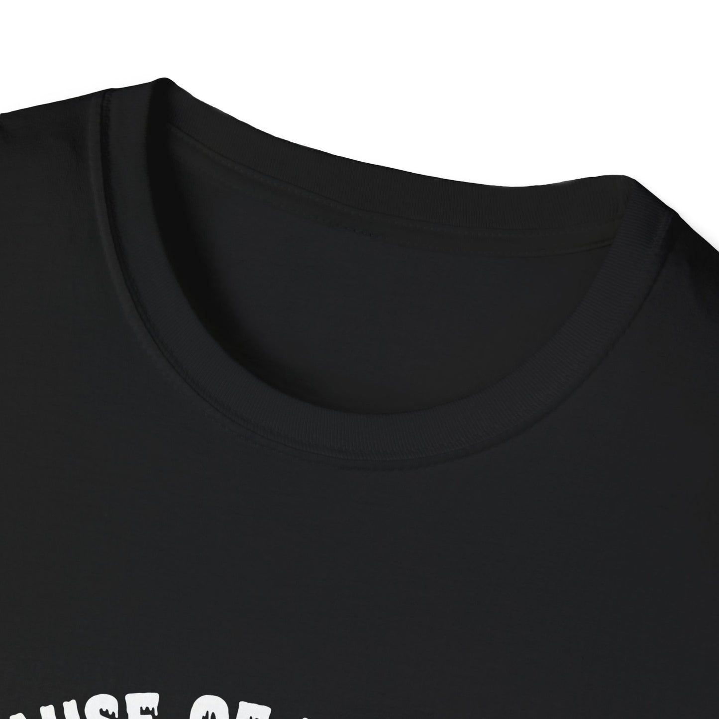 My haunted attraction T shirt because of inflation T-Shirt, Halloween Tee, Unisex Graphic Shirt, Ghostly Apparel, Fun Casual Wear, Perfect for Fall Celebrations