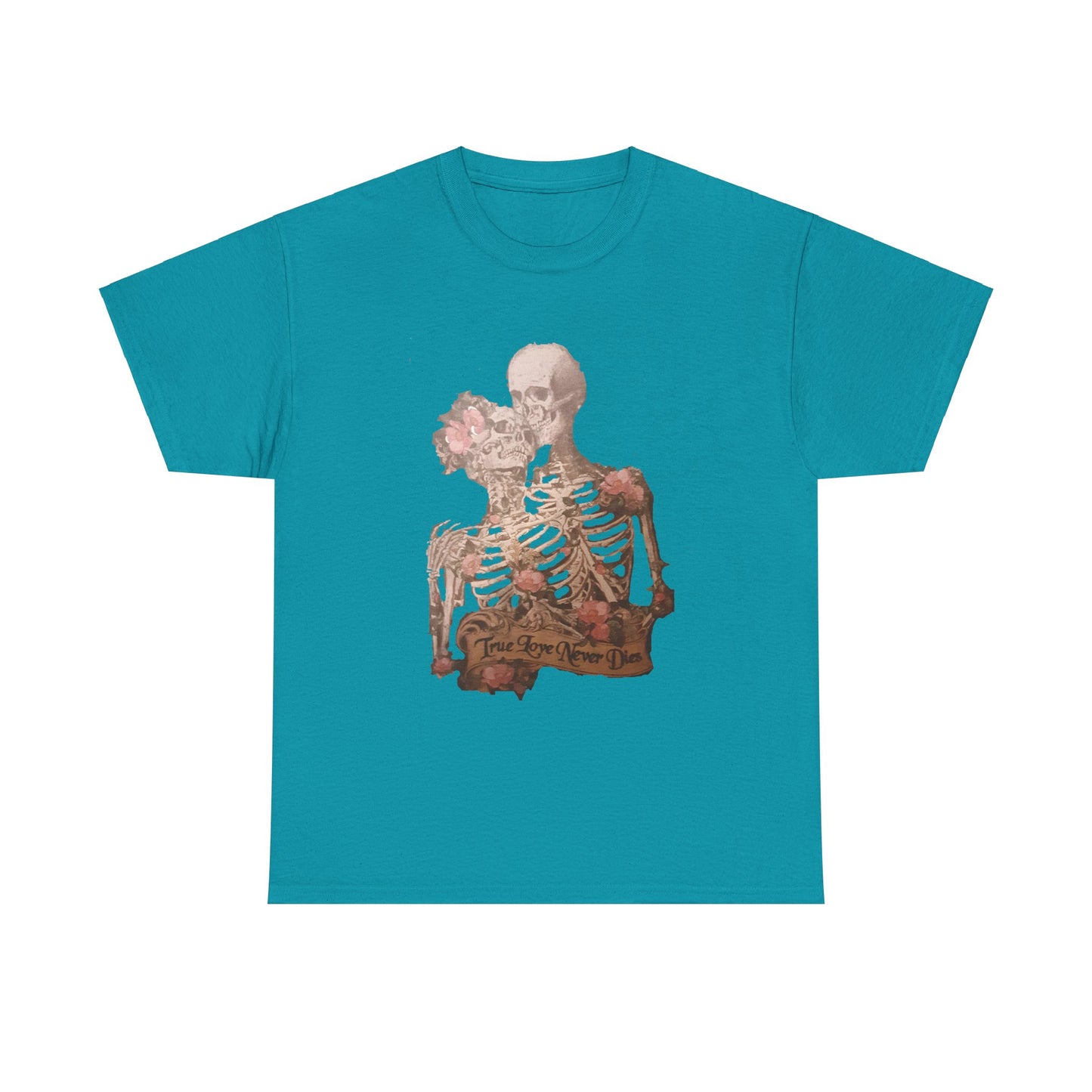 True Love Never Dies Unisex Heavy Cotton Tee - S-Mart Shop Smart Treasures