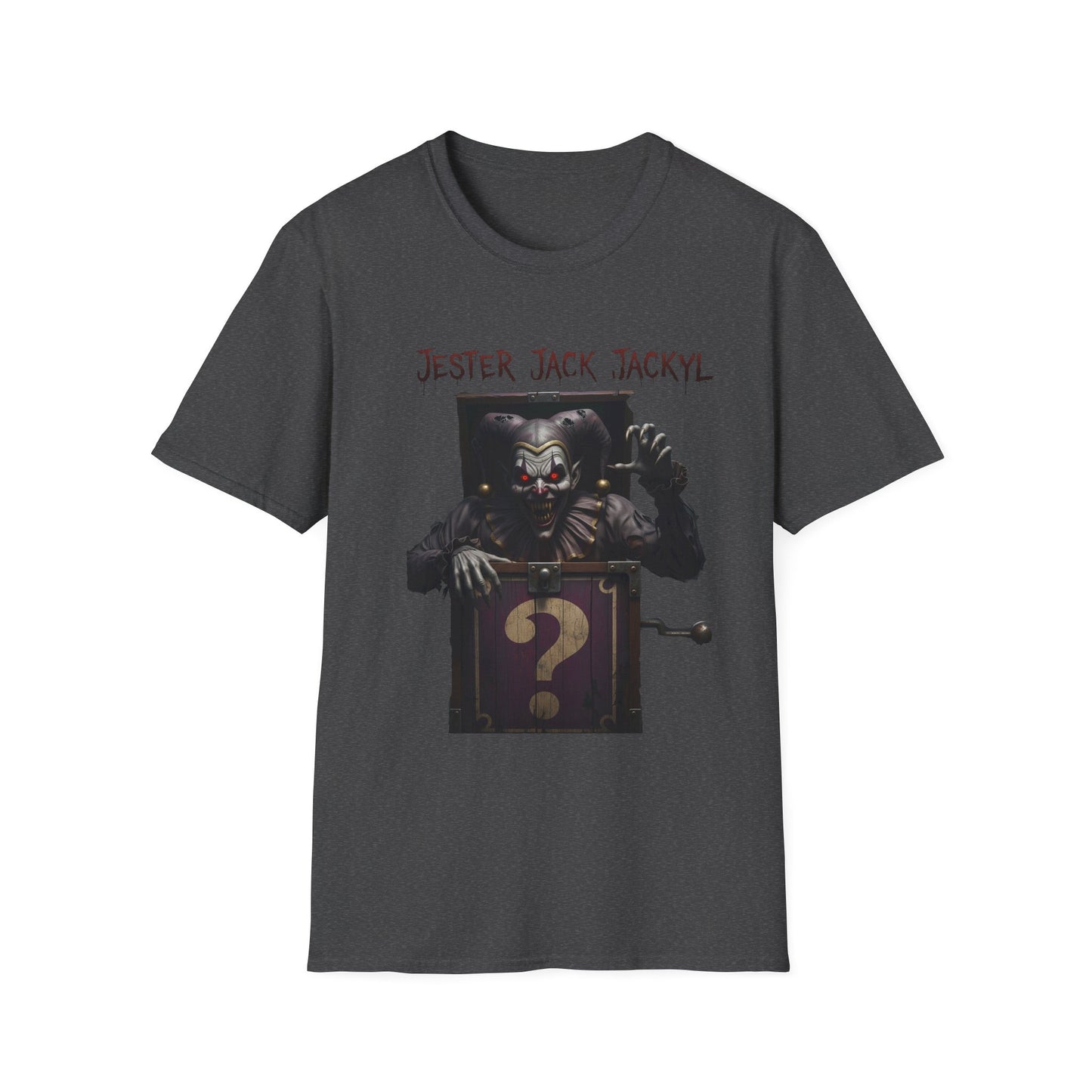Jester Jack Jackyl Creepy Clown Graphic T-Shirt, Perfect for Halloween, Horror Fans, Scary Movie Night, Unisex Gift, Fun Adult Apparel