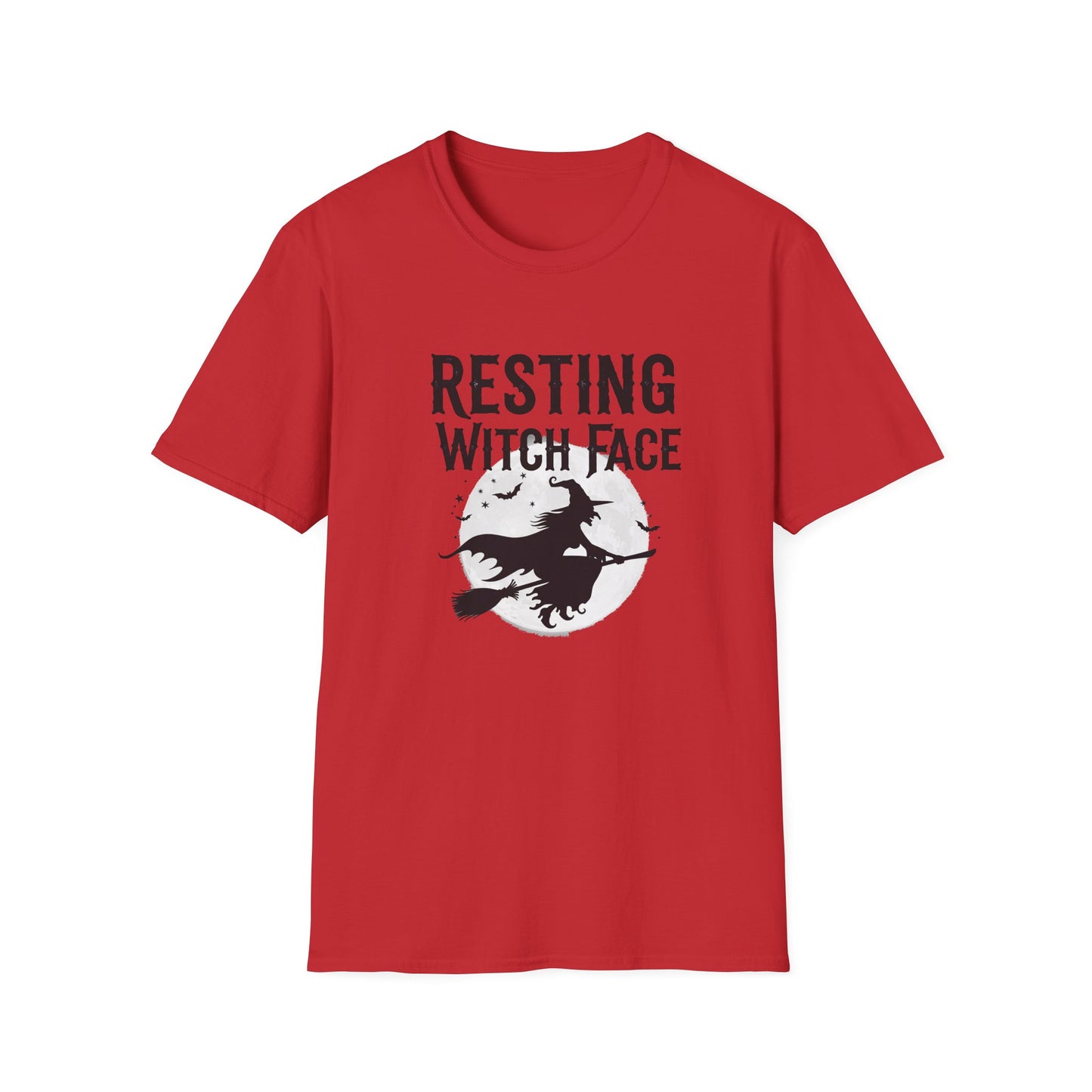 Resting Witch Face Unisex T-Shirt | Funny Halloween Tee, Gift for Witches, Witchy Apparel, Spooky Shirt, October Casual Wear
