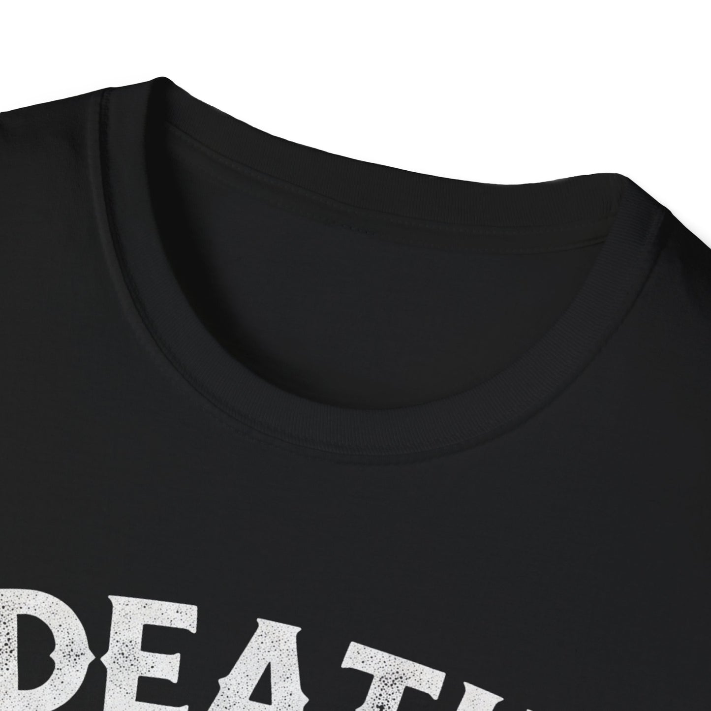 Death Before Decaf T-Shirt, Funny Coffee Shirt, Unisex Casual Tee, Gift for Coffee Lovers, Halloween Apparel, Graphic Tee