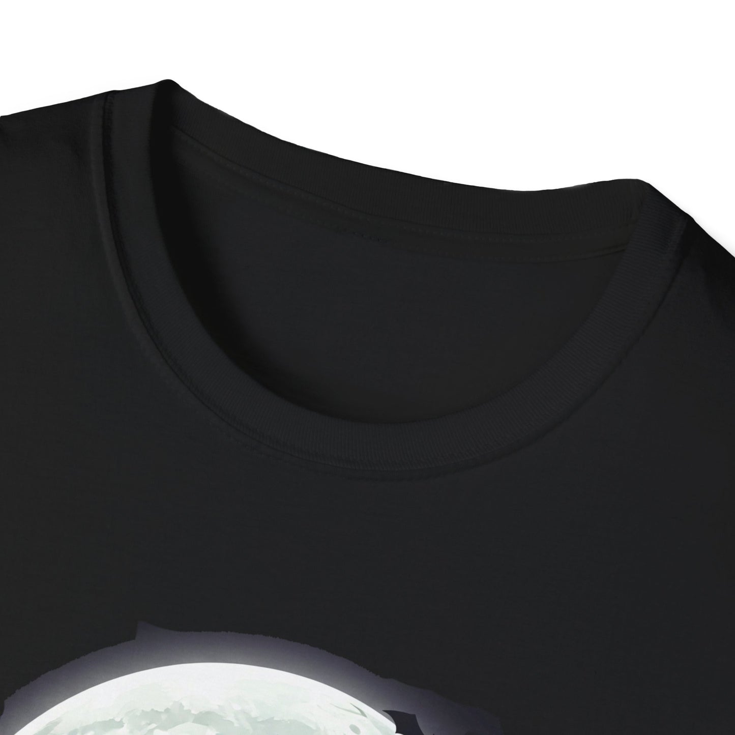 Spooky Moon Unisex T-Shirt - Halloween Shirt, Graphic Tee, Fall Fashion, Witchy Top, Ghostly Apparel