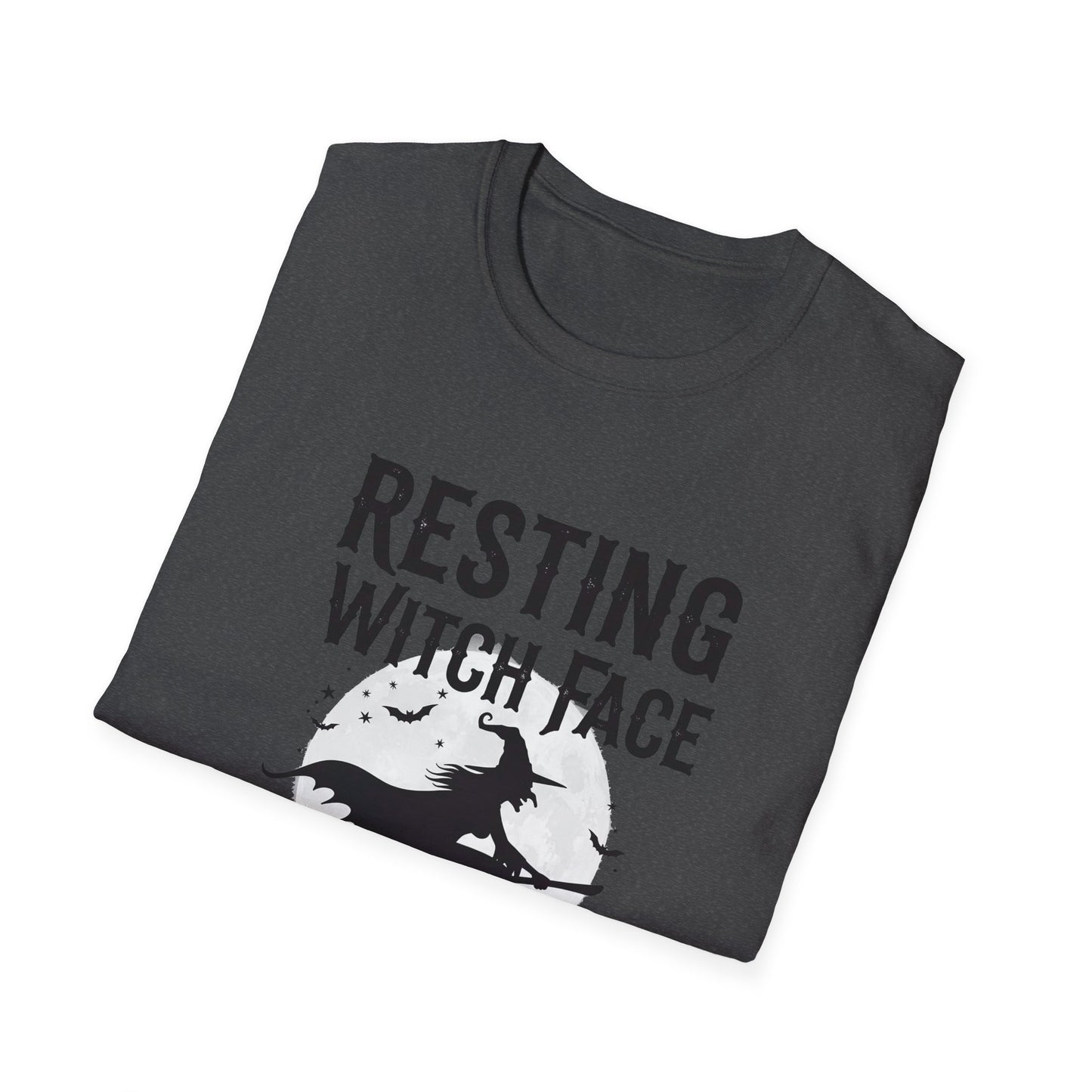Resting Witch Face Unisex T-Shirt | Funny Halloween Tee, Gift for Witches, Witchy Apparel, Spooky Shirt, October Casual Wear
