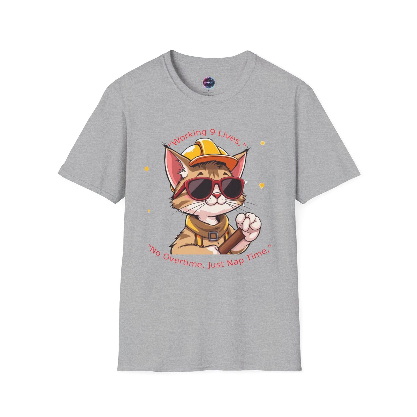 Cool Cat Nap Time T-Shirt, Funny Cat Tee, Gift for Cat Lovers, Relaxed Fit, Vintage Style, Perfect for Birthdays, Holidays - S-Mart Shop Smart Treasures