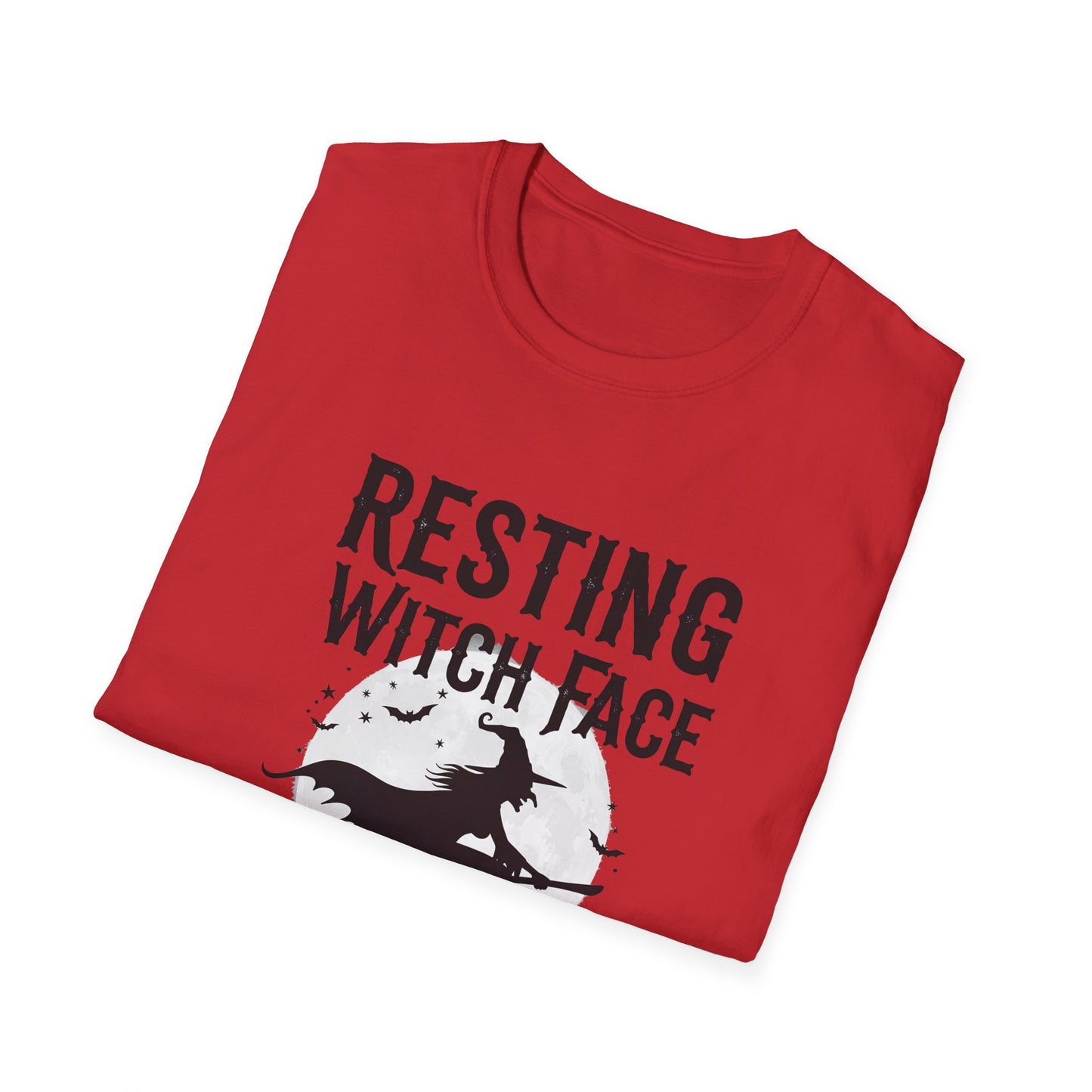 Resting Witch Face Unisex T-Shirt | Funny Halloween Tee, Gift for Witches, Witchy Apparel, Spooky Shirt, October Casual Wear