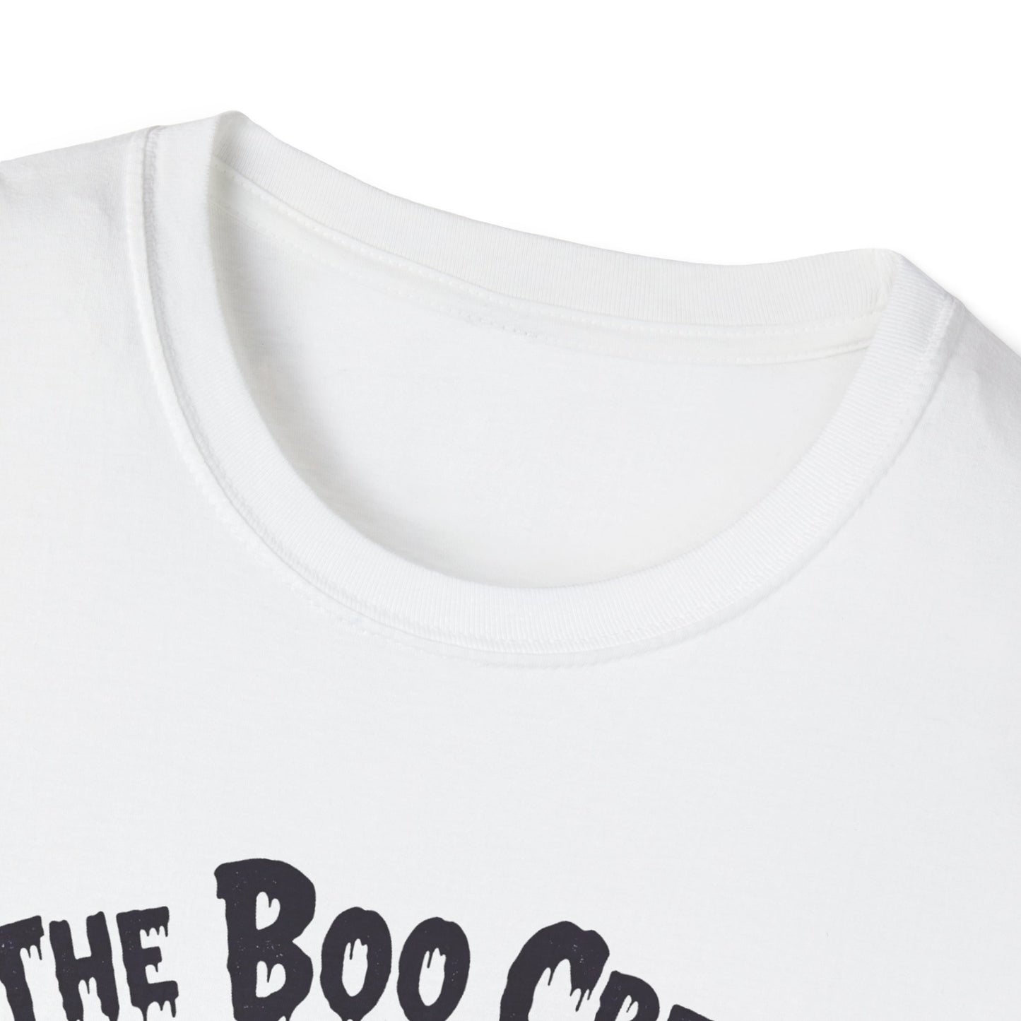 The Boo Crew T-Shirt - Spooky Halloween Tee, Unisex Casual Wear, Perfect for Trick-or-Treat, Halloween Party, Gift for Ghost Lovers