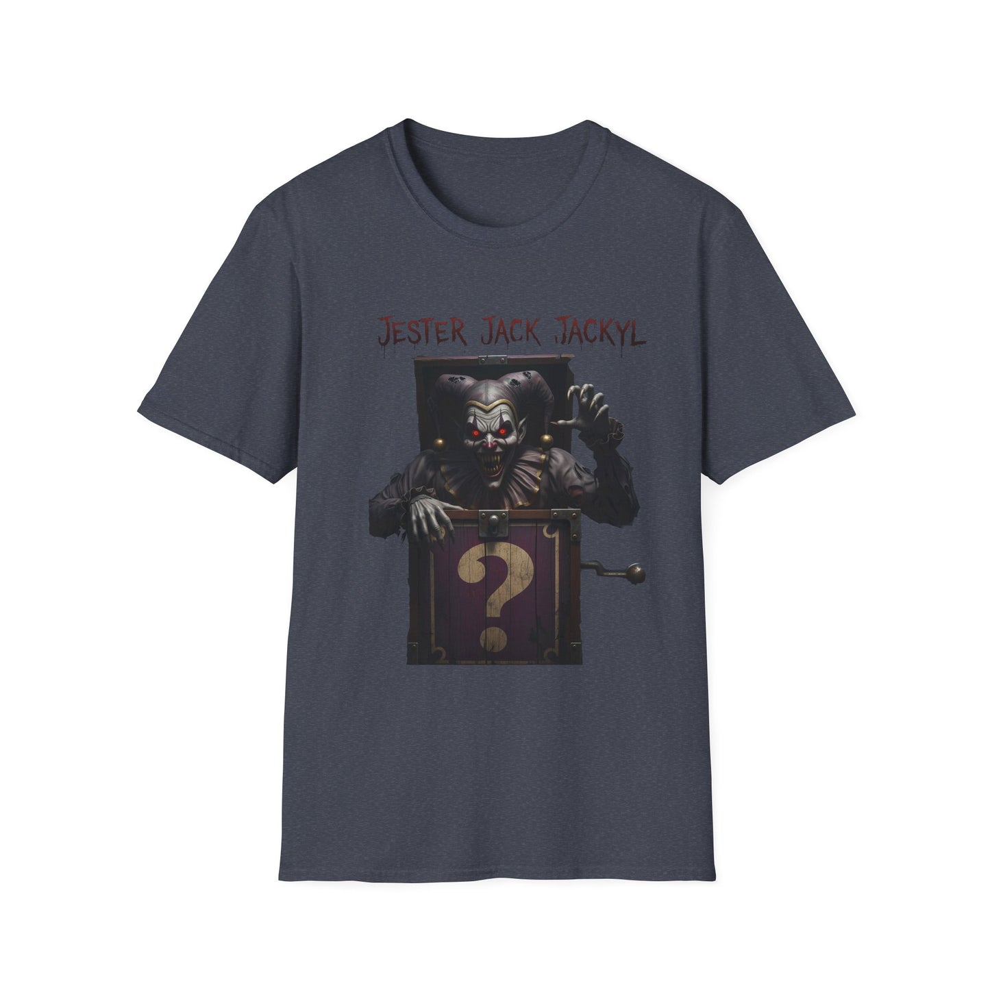 Jester Jack Jackyl Creepy Clown Graphic T-Shirt, Perfect for Halloween, Horror Fans, Scary Movie Night, Unisex Gift, Fun Adult Apparel