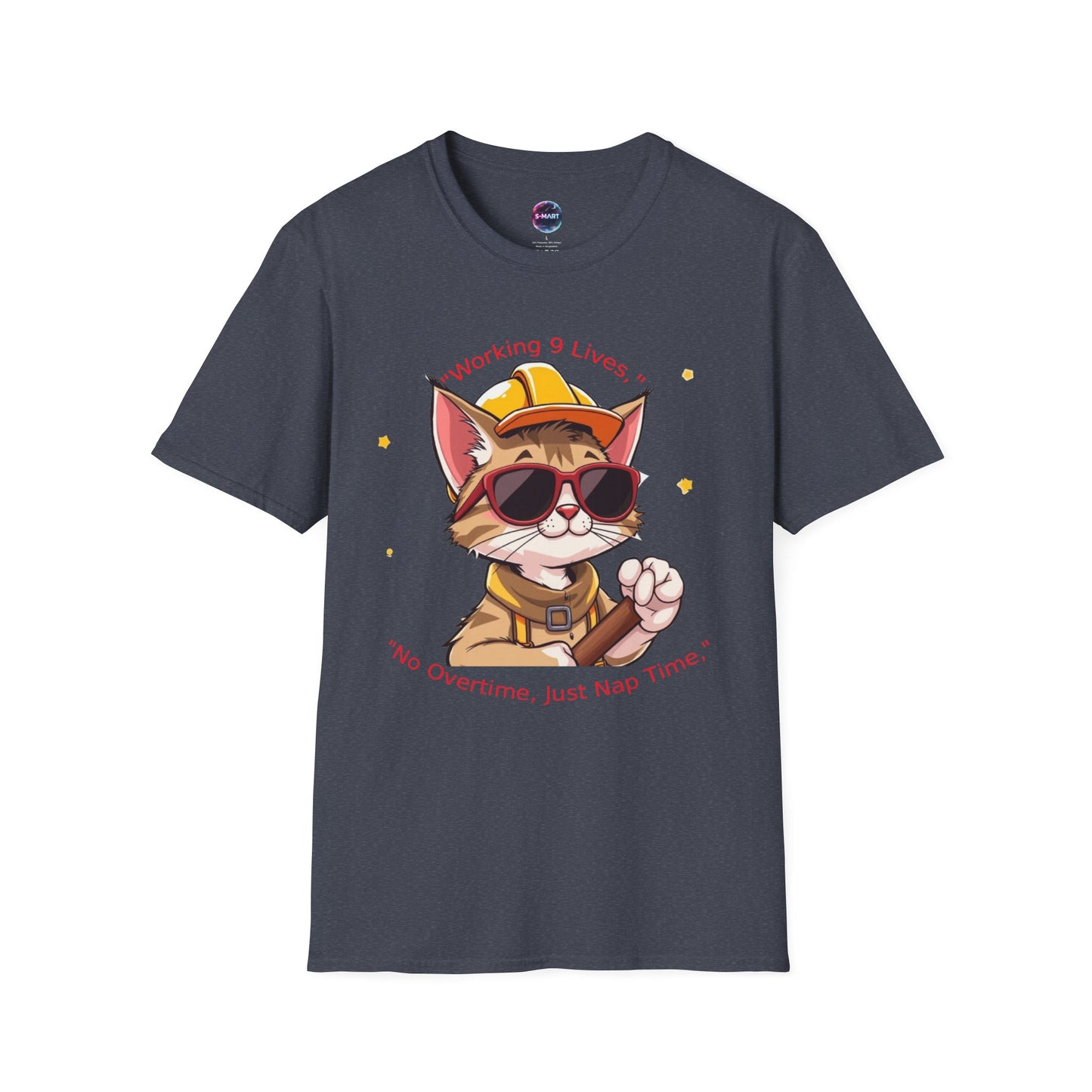 Cool Cat Nap Time T-Shirt, Funny Cat Tee, Gift for Cat Lovers, Relaxed Fit, Vintage Style, Perfect for Birthdays, Holidays - S-Mart Shop Smart Treasures