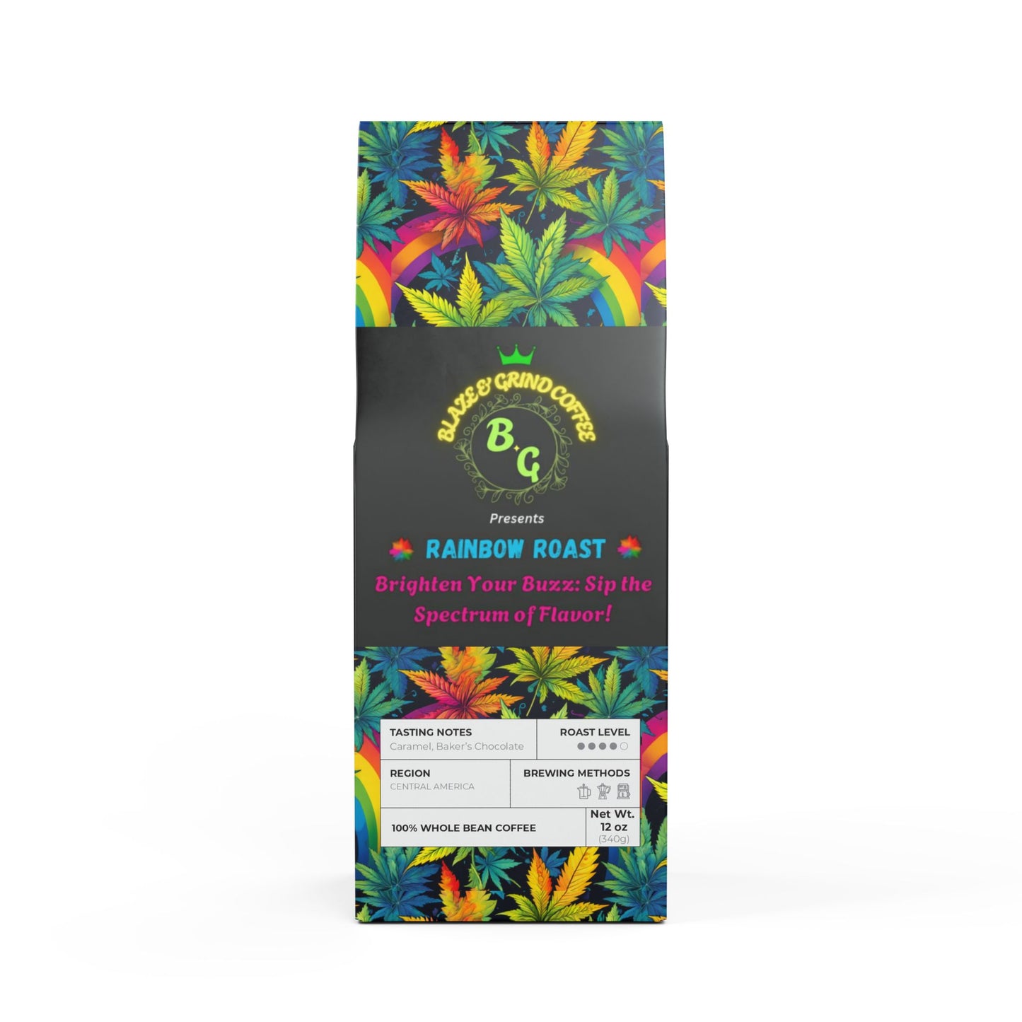 Rainbow Roast Coffee Blend (Medium-Dark Roast)