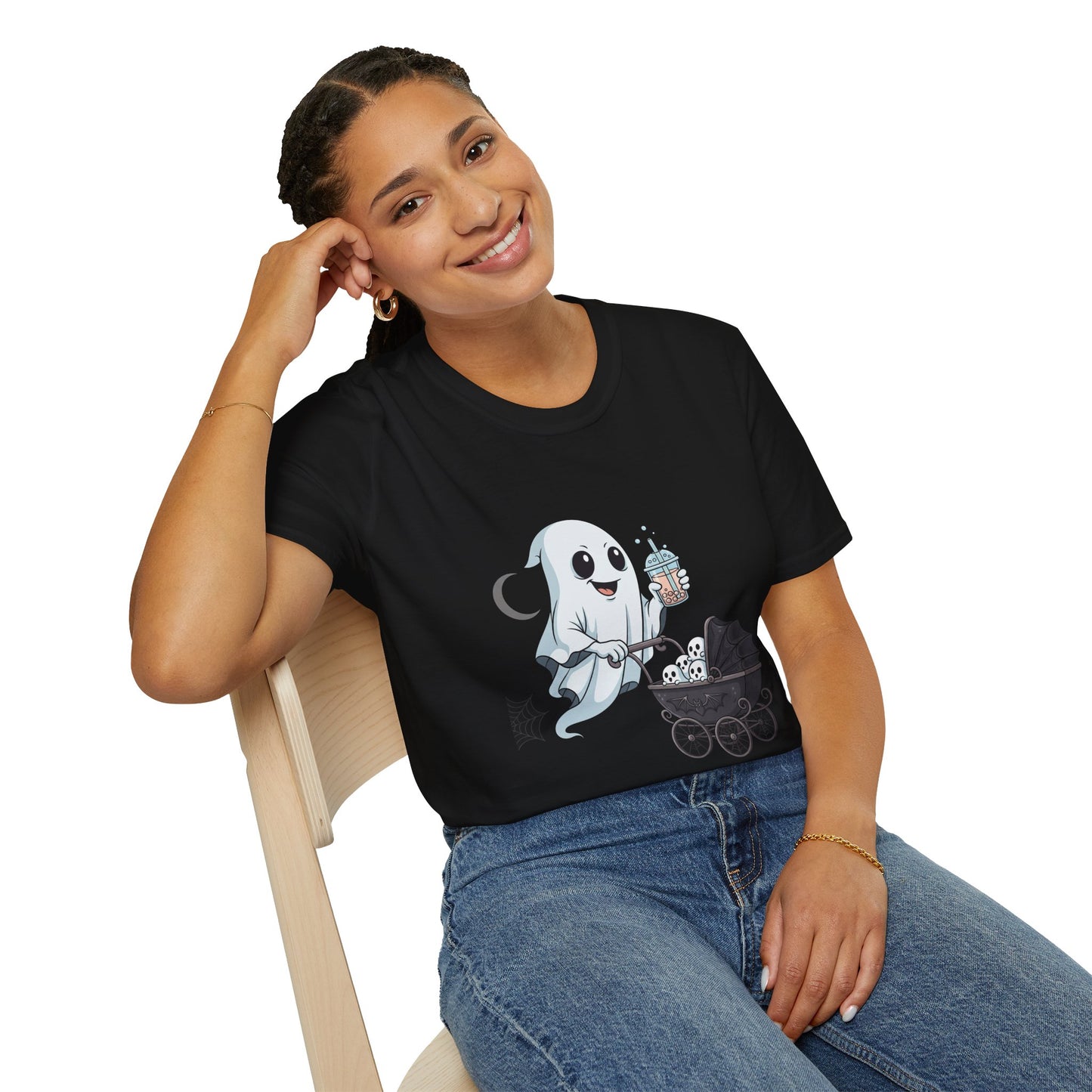 Ghostly Baby T-Shirt, , Funny Halloween Tee, Unisex Halloween Gift, Humor Shirt