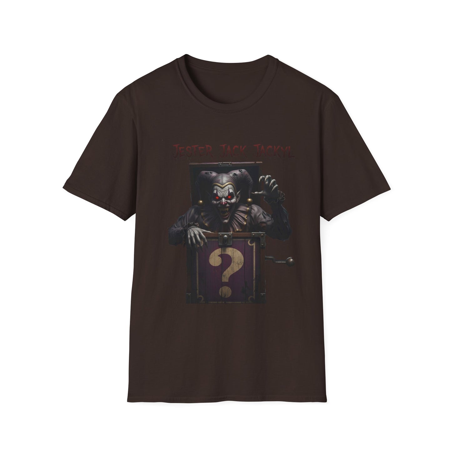 Jester Jack Jackyl Creepy Clown Graphic T-Shirt, Perfect for Halloween, Horror Fans, Scary Movie Night, Unisex Gift, Fun Adult Apparel