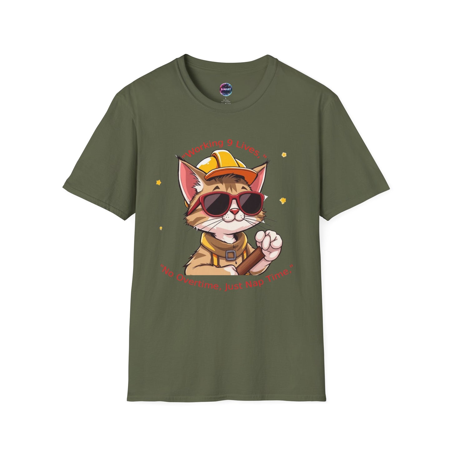Cool Cat Nap Time T-Shirt, Funny Cat Tee, Gift for Cat Lovers, Relaxed Fit, Vintage Style, Perfect for Birthdays, Holidays - S-Mart Shop Smart Treasures