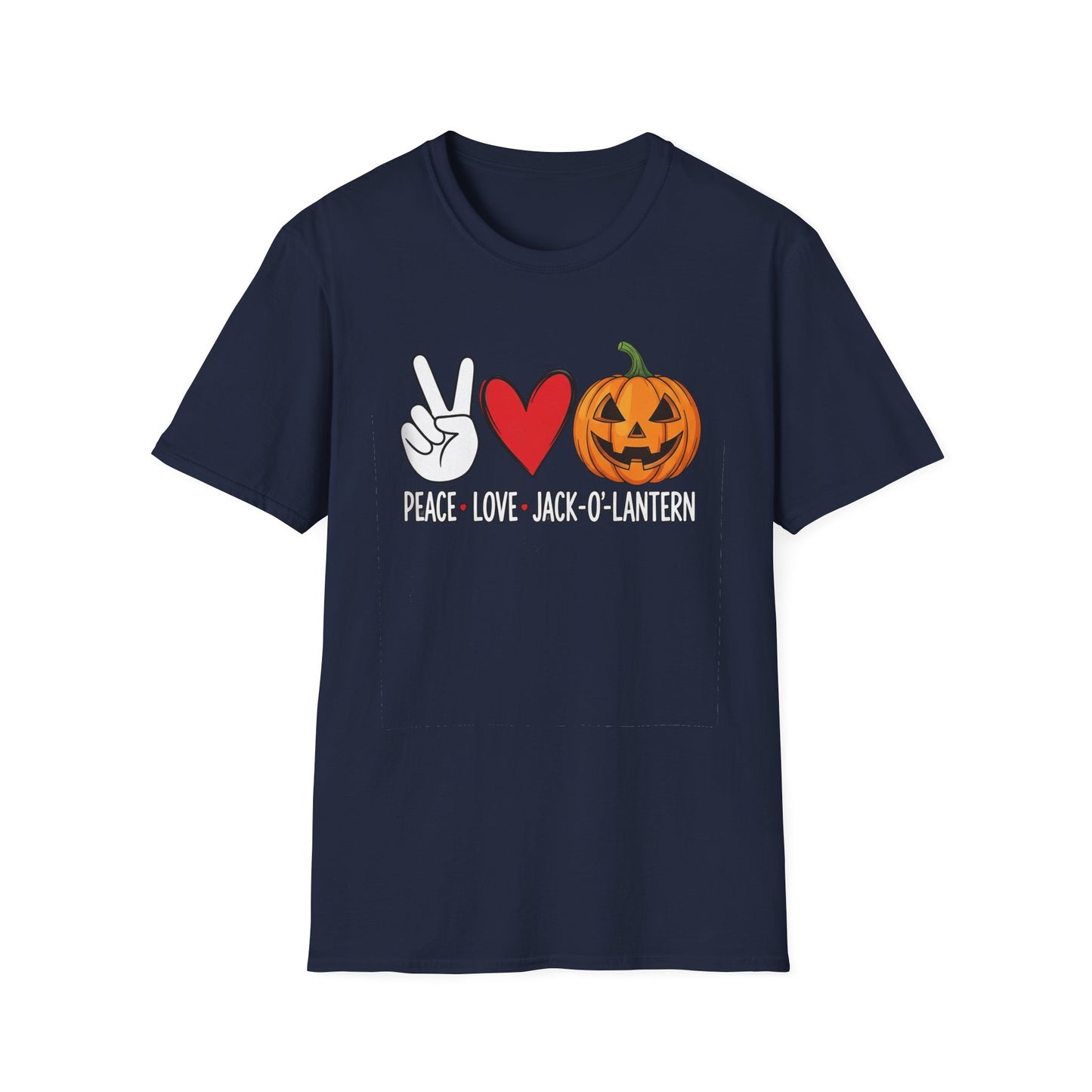 Fall Vibes Graphic T-Shirt, Pumpkin Love Tee, Unisex Halloween Shirt, Peace Love Pumpkin, Autumn Fashion Top