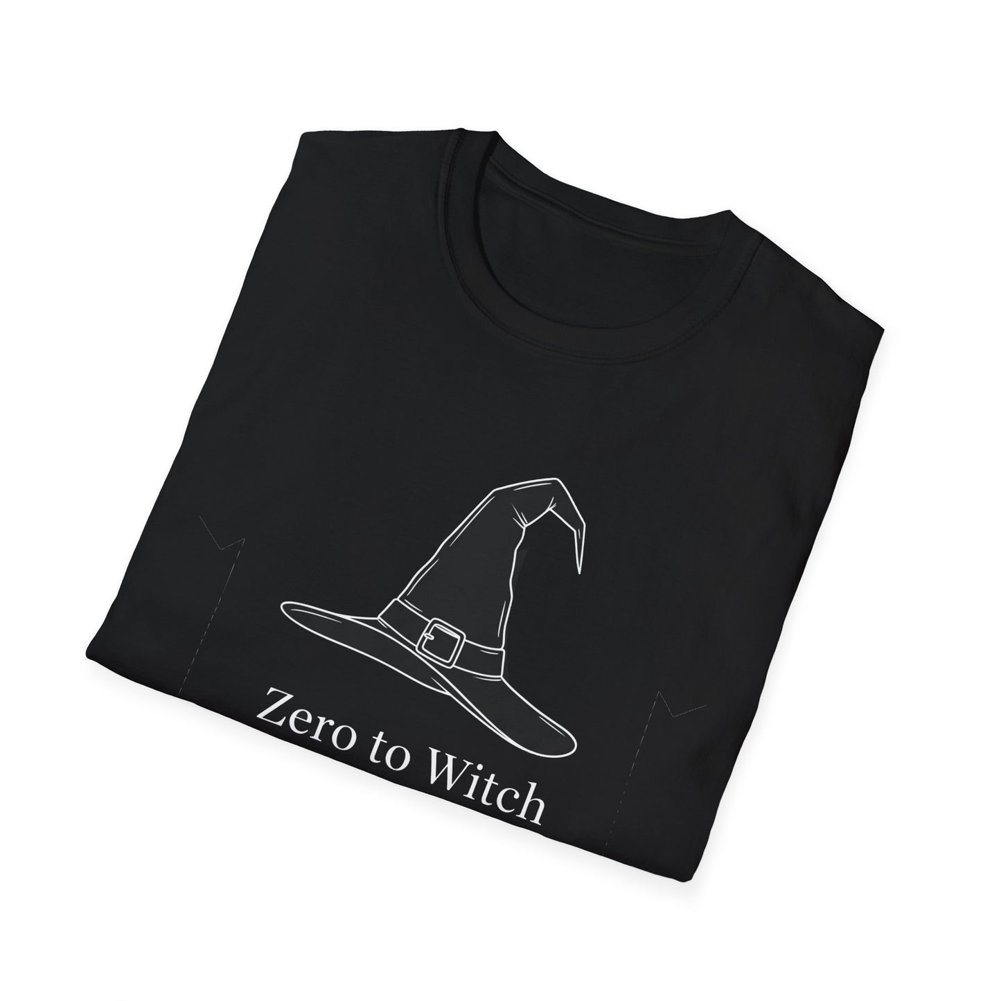 Zero to Witch T-Shirt, Unisex Graphic Tee, Halloween Shirt, Magical Apparel, Witchy Vibes, Gift for Witches