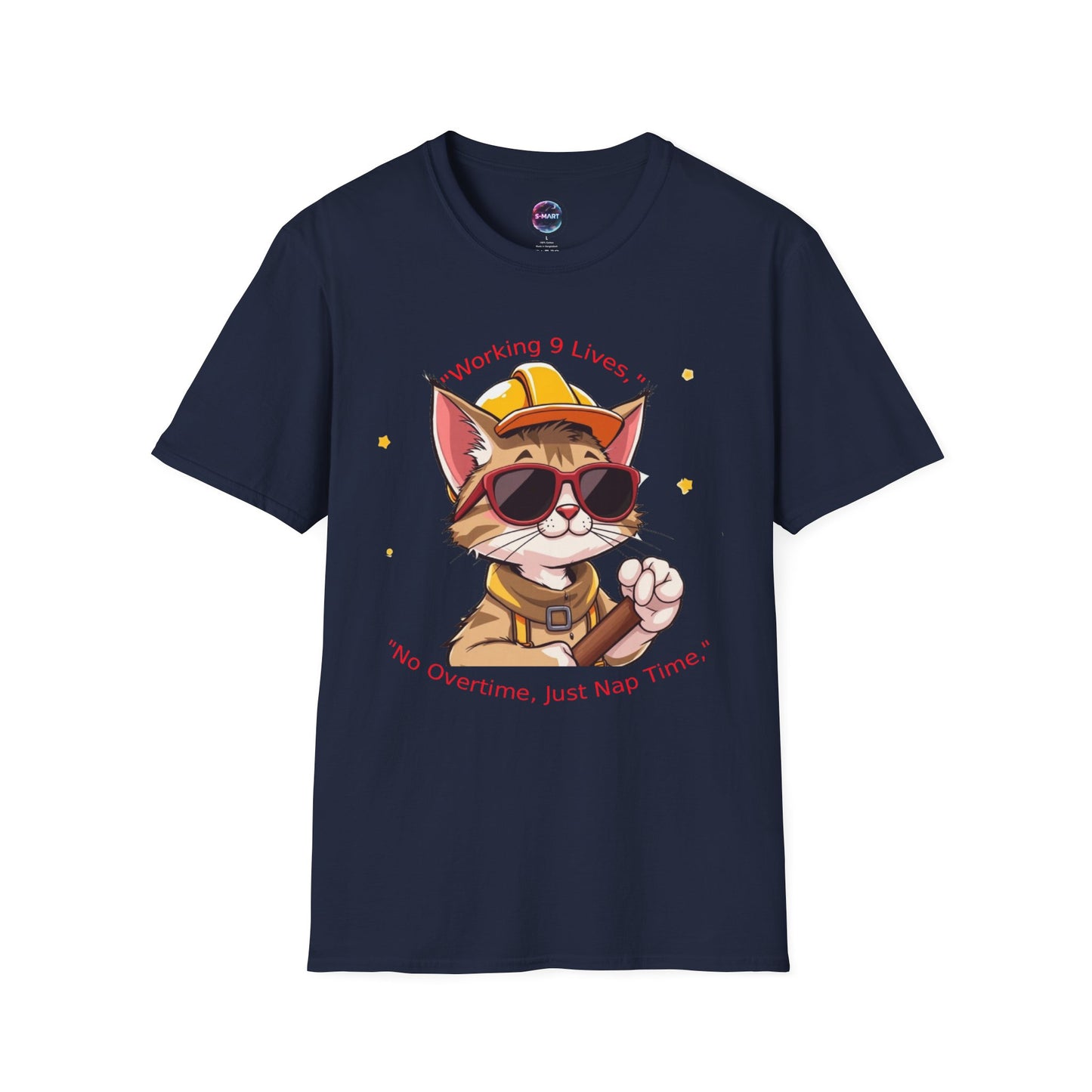 Cool Cat Nap Time T-Shirt, Funny Cat Tee, Gift for Cat Lovers, Relaxed Fit, Vintage Style, Perfect for Birthdays, Holidays - S-Mart Shop Smart Treasures