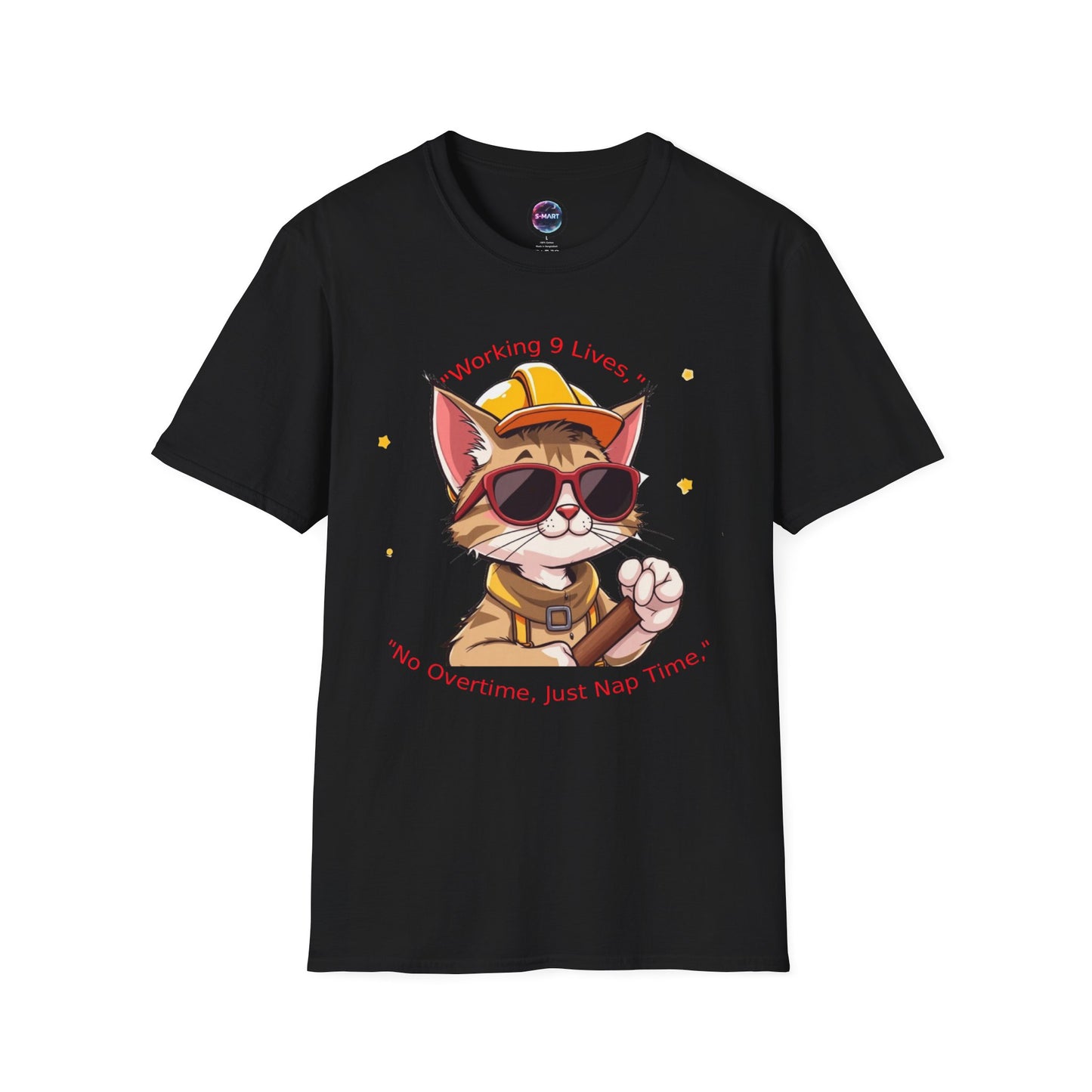 Cool Cat Nap Time T-Shirt, Funny Cat Tee, Gift for Cat Lovers, Relaxed Fit, Vintage Style, Perfect for Birthdays, Holidays - S-Mart Shop Smart Treasures