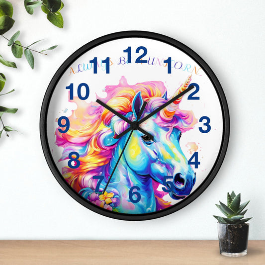 Always Be A Unicorn Wall Clock - S-Mart Shop Smart Treasures