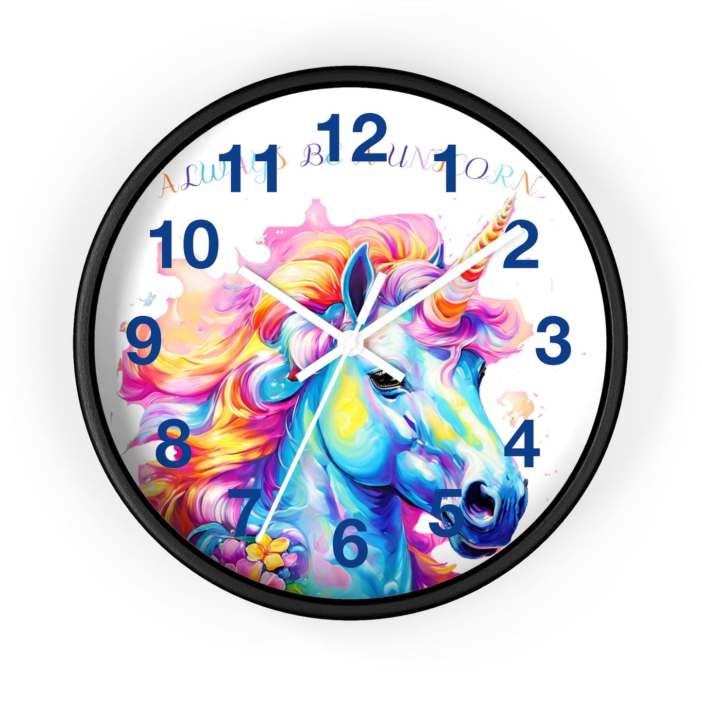 Always Be A Unicorn Wall Clock - S-Mart Shop Smart Treasures